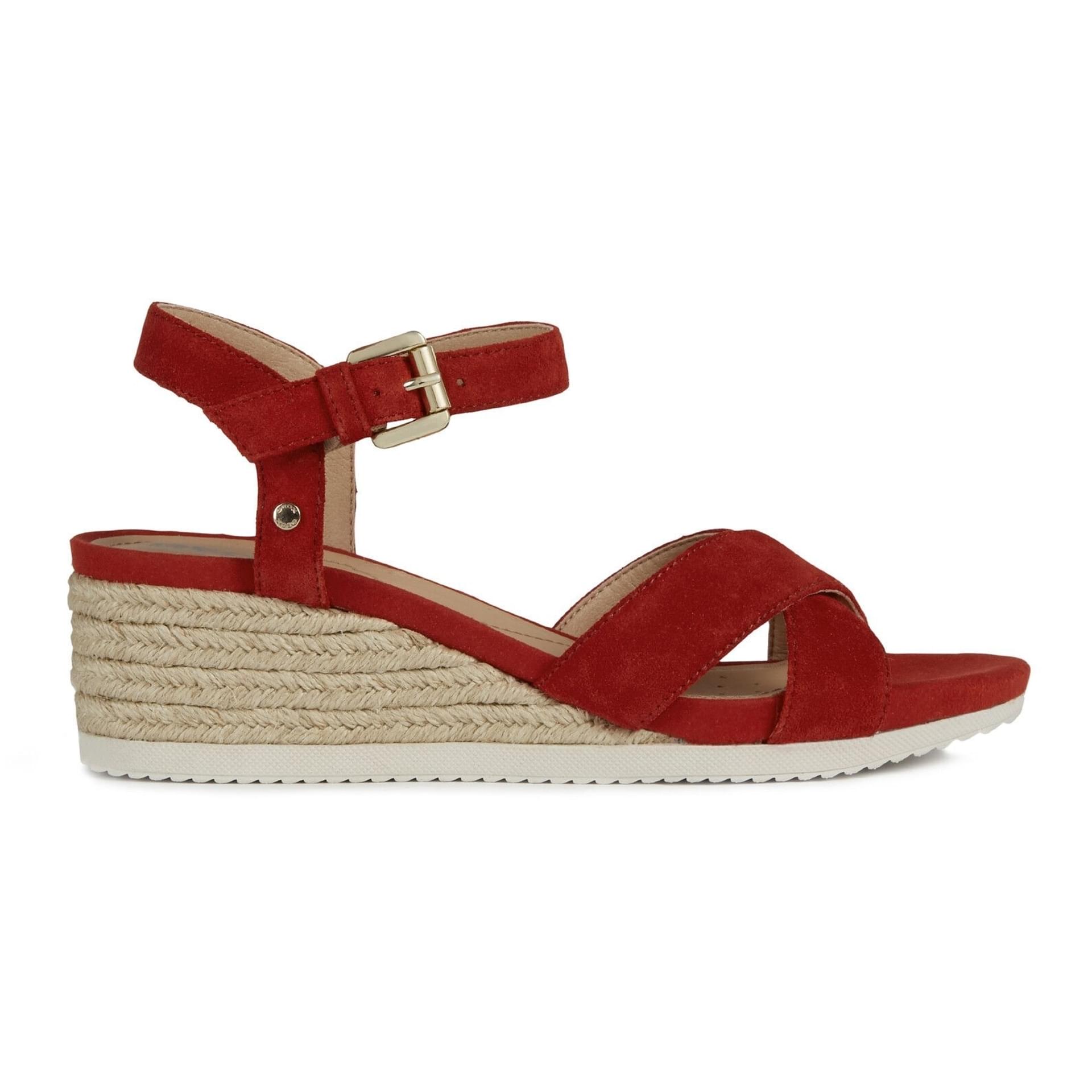 Geox Ischia Corda Sandals D02HHC_00022 in Red