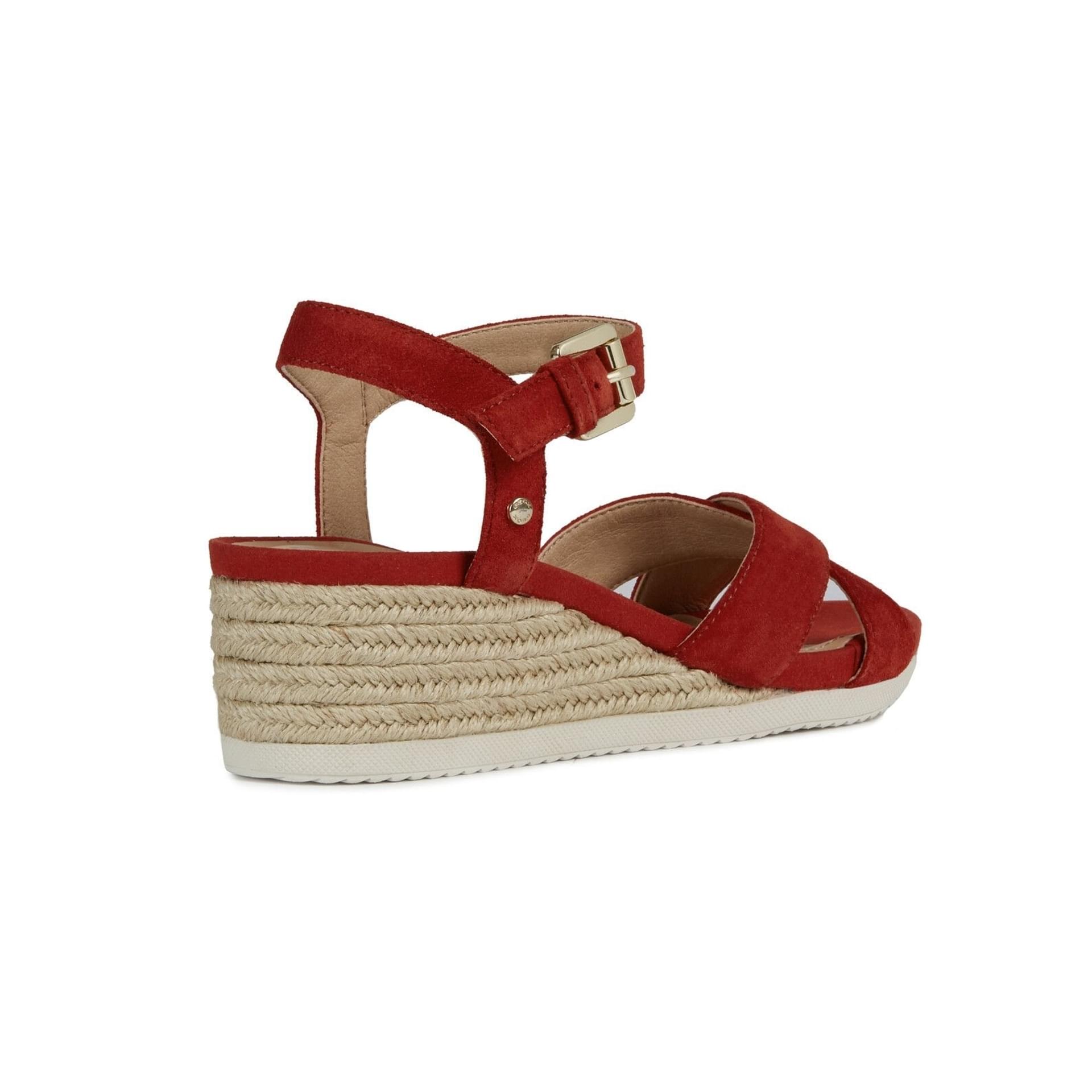 Geox Ischia Corda Sandals D02HHC_00022 in Red