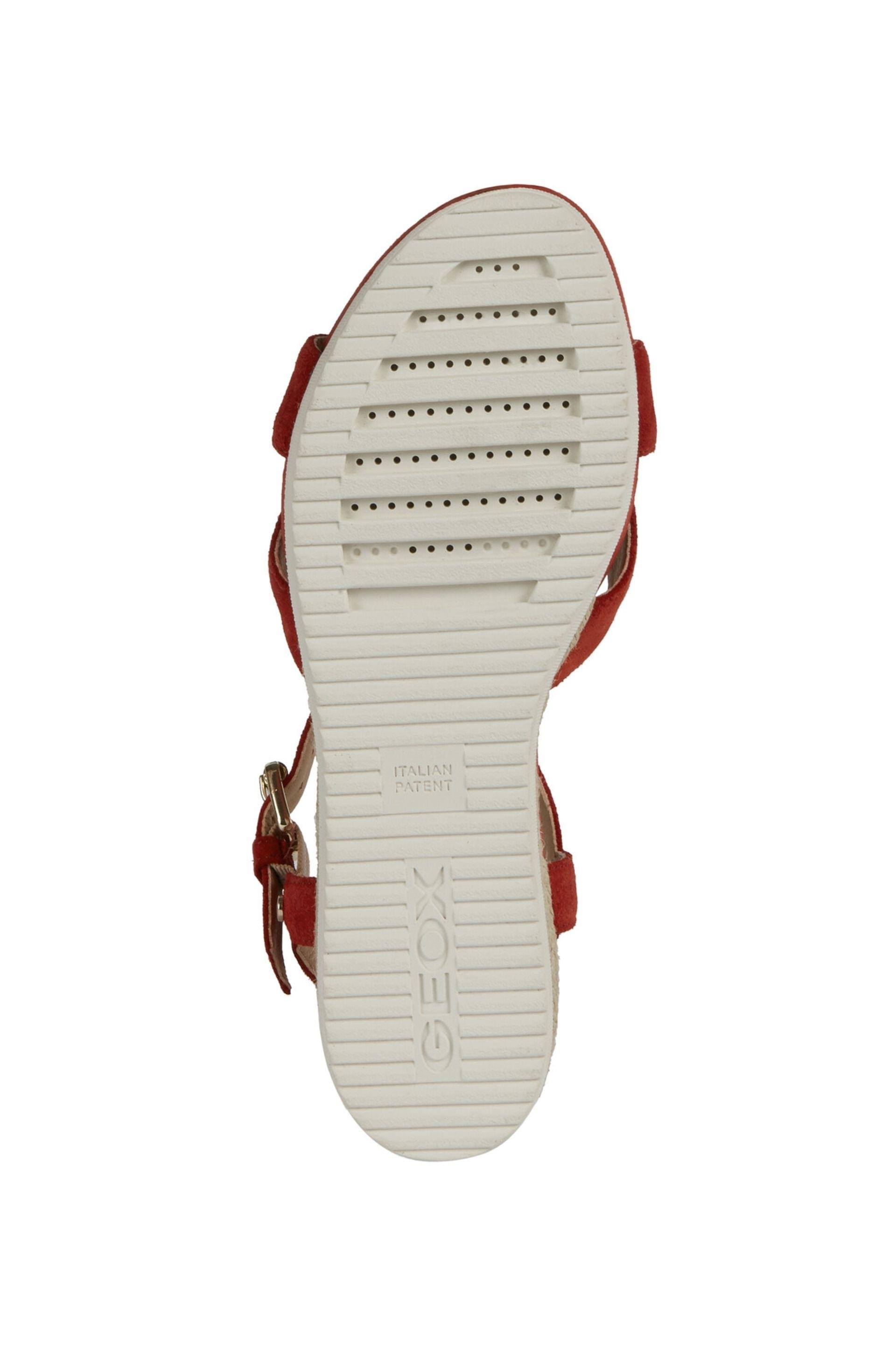 Geox Ischia Corda Sandals D02HHC_00022 in Red