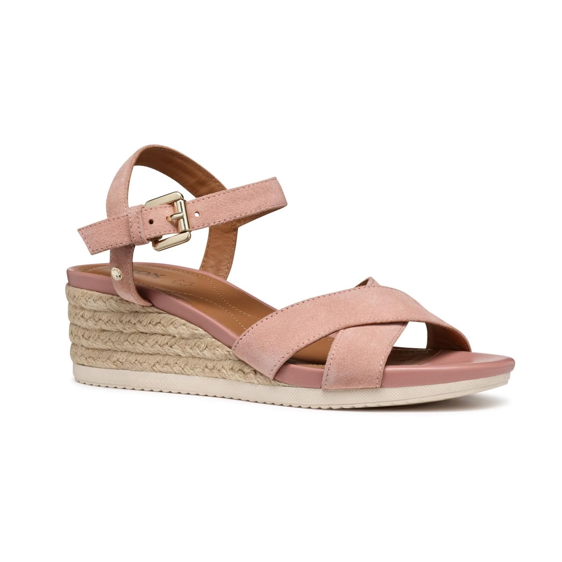 Geox Ischia Corda Sandals D02HHC_00022 in Salmon