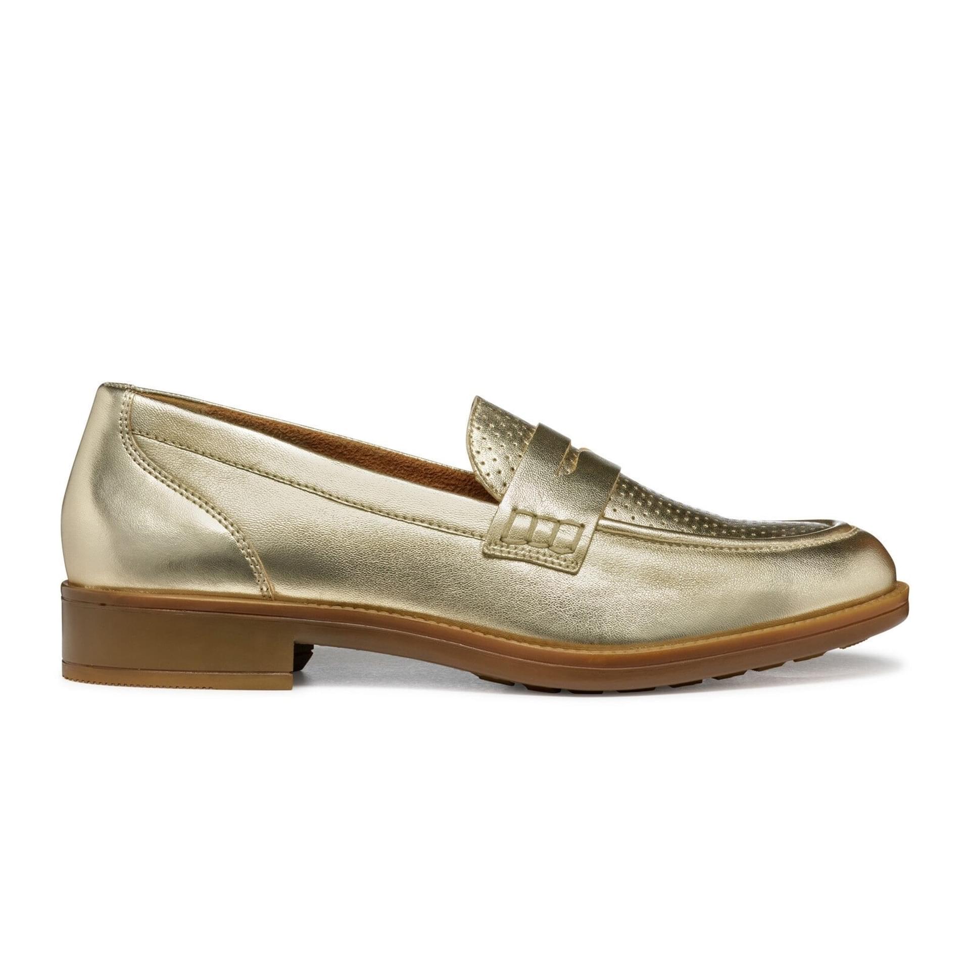 Geox Jaylon 2 Moccassins D55QAA_000Y2 in Light Gold