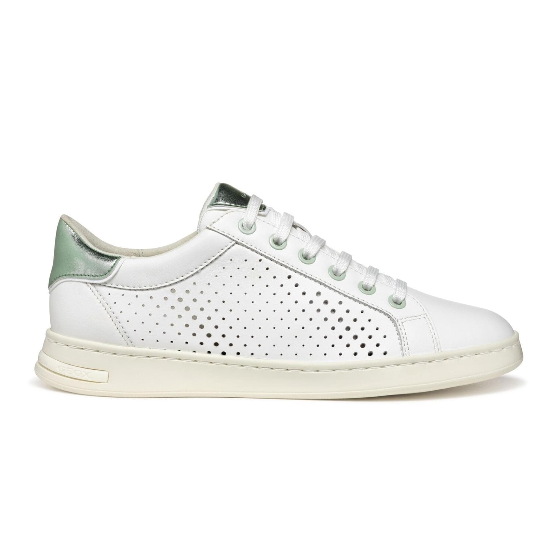 Geox Jaysen Sneakers D151BB_085BN in White/Mint