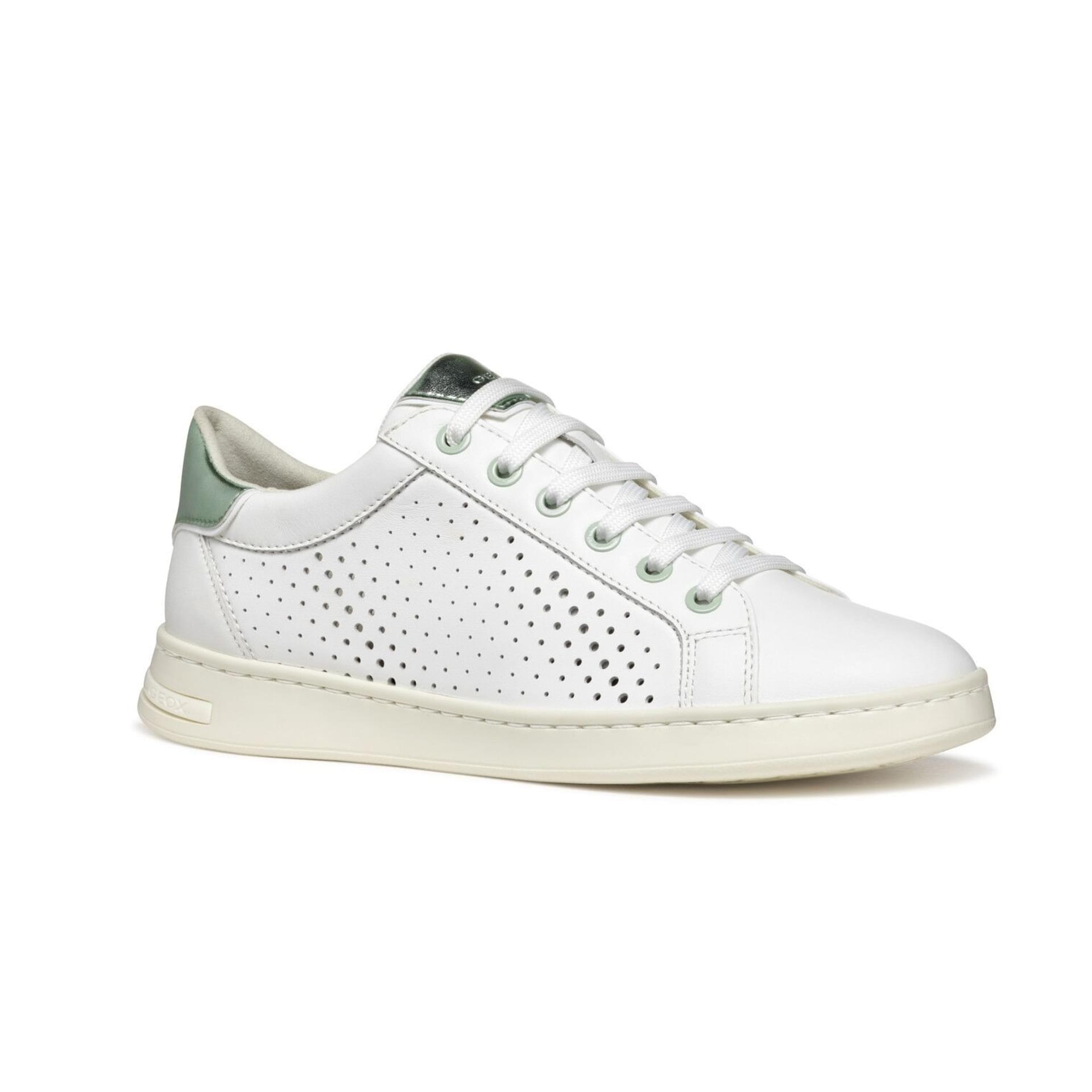 Geox Jaysen Sneakers D151BB_085BN in White/Mint