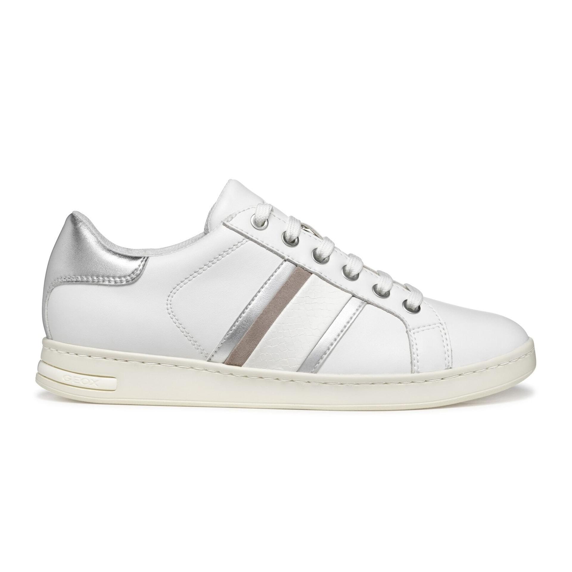 Geox Jaysen Sneakers D361BE_085BN in White/Silver