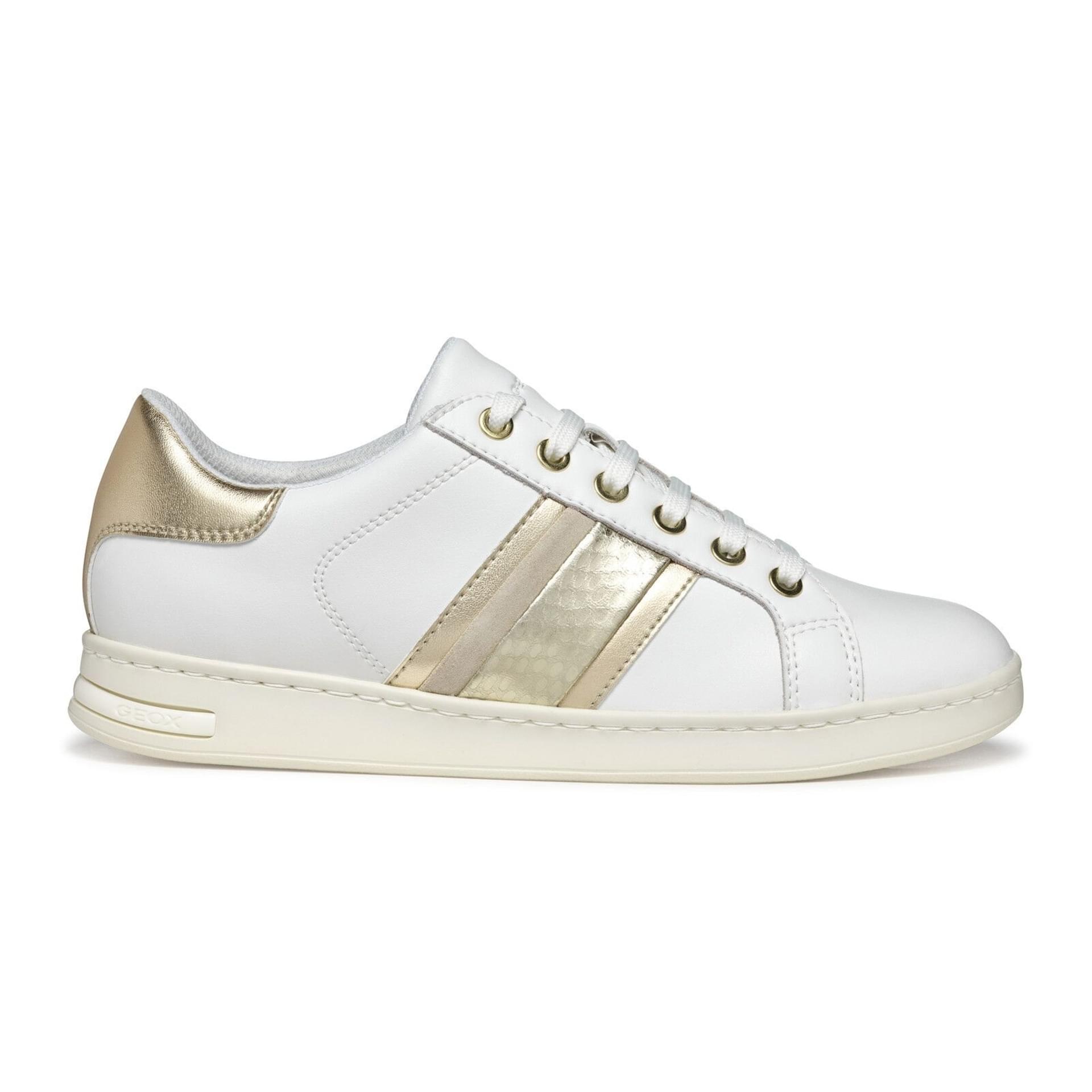 Geox Jaysen Sneakers D361BE_085BN in White/Light Gold