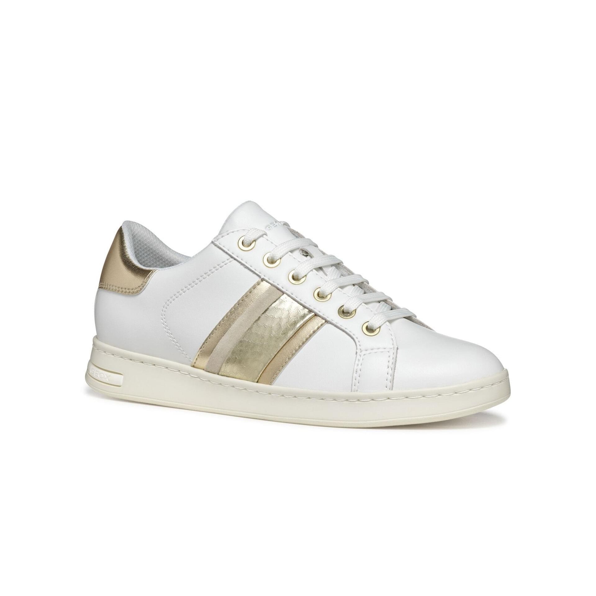 Geox Jaysen Sneakers D361BE_085BN in White/Light Gold