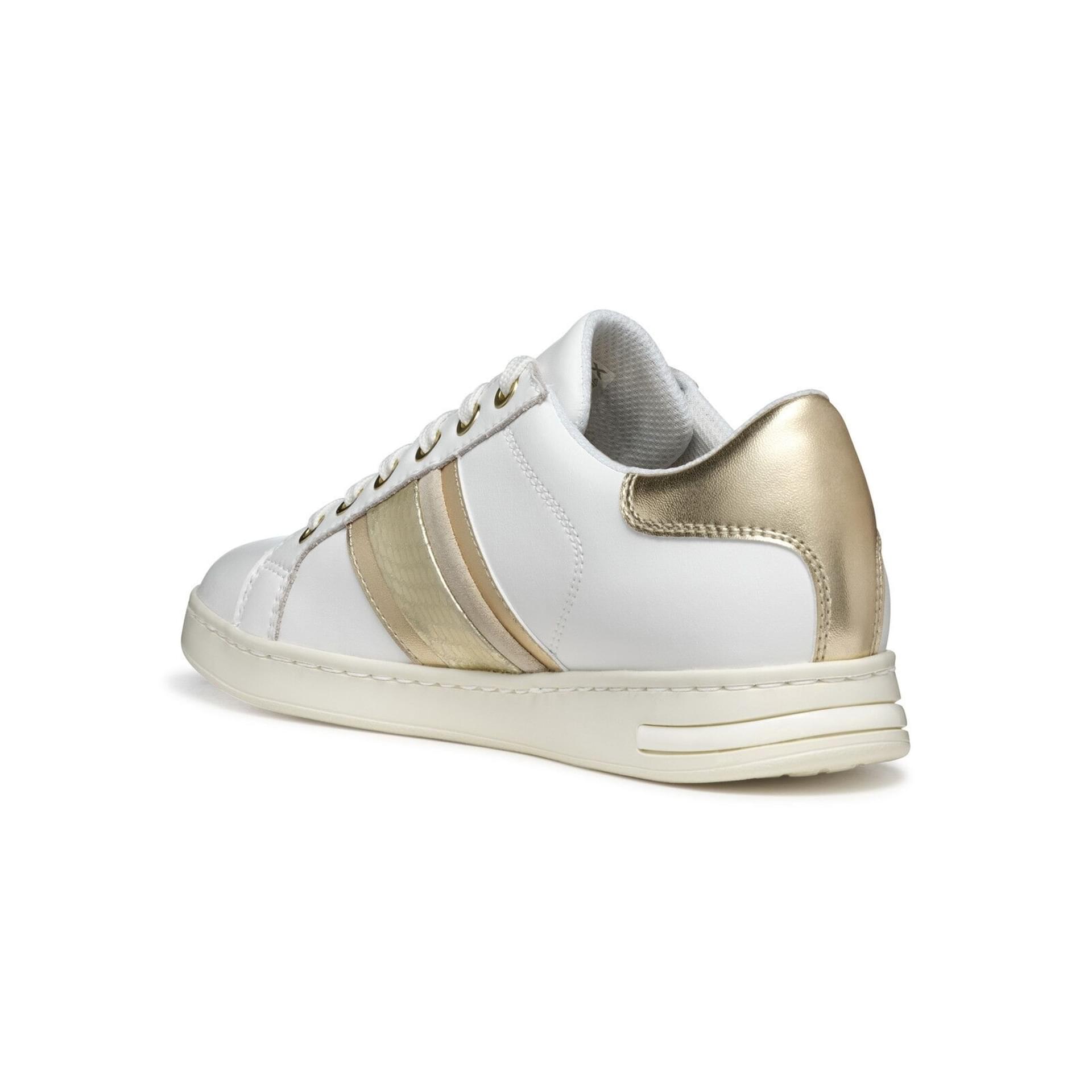 Geox Jaysen Sneakers D361BE_085BN in White/Light Gold