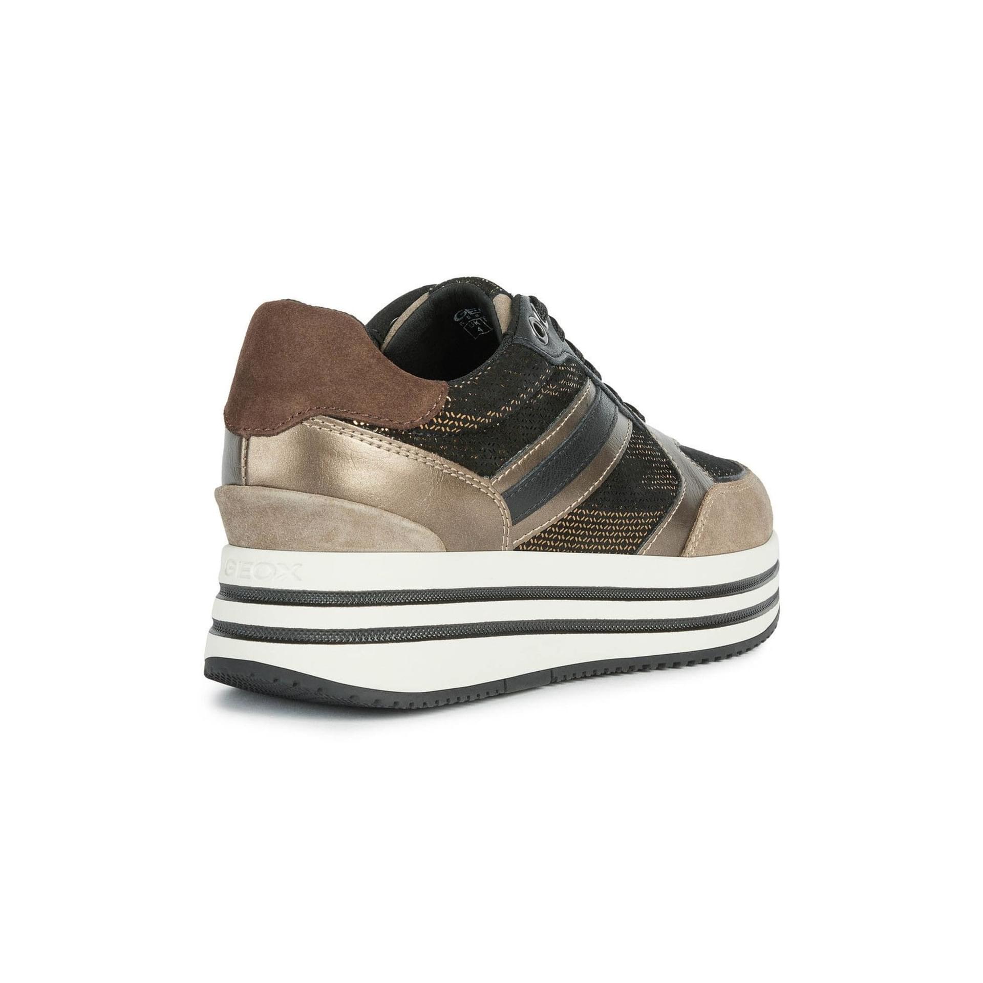 Geox Kency Sneakers D16QHB_0N922 in Bronze/Dark Beige