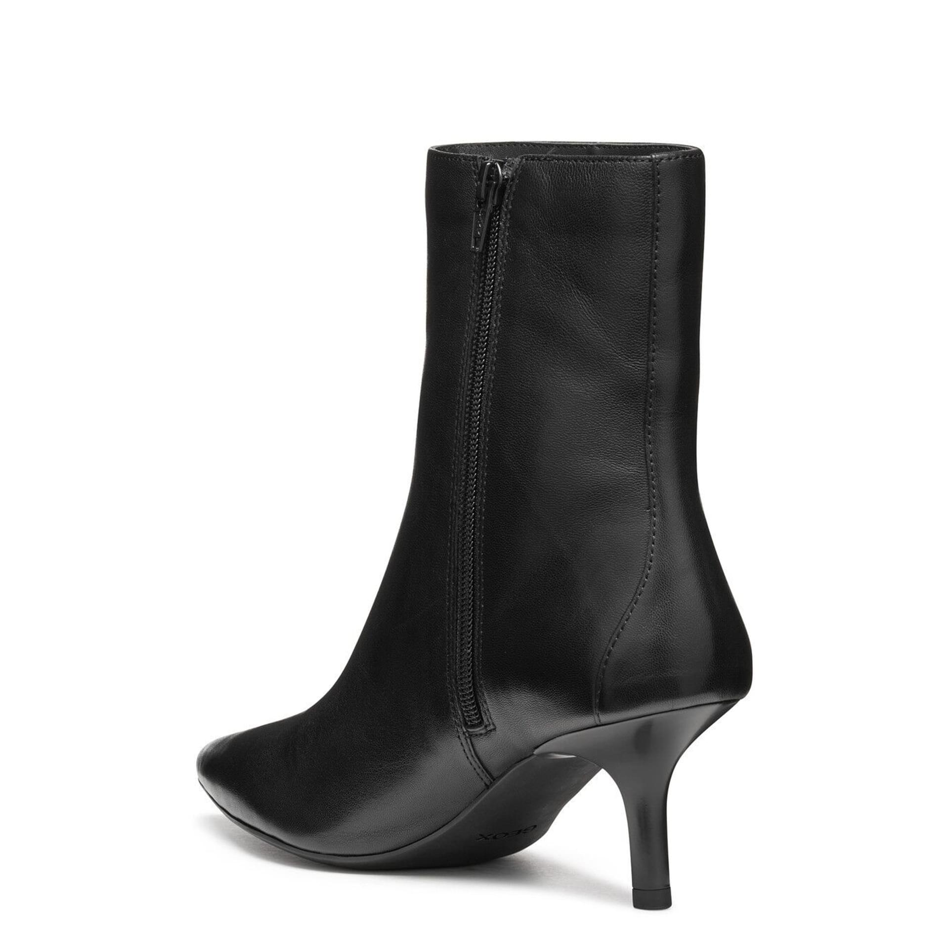 Geox Kleopy Enkellaarsjes D56YBB_000TU in Black
