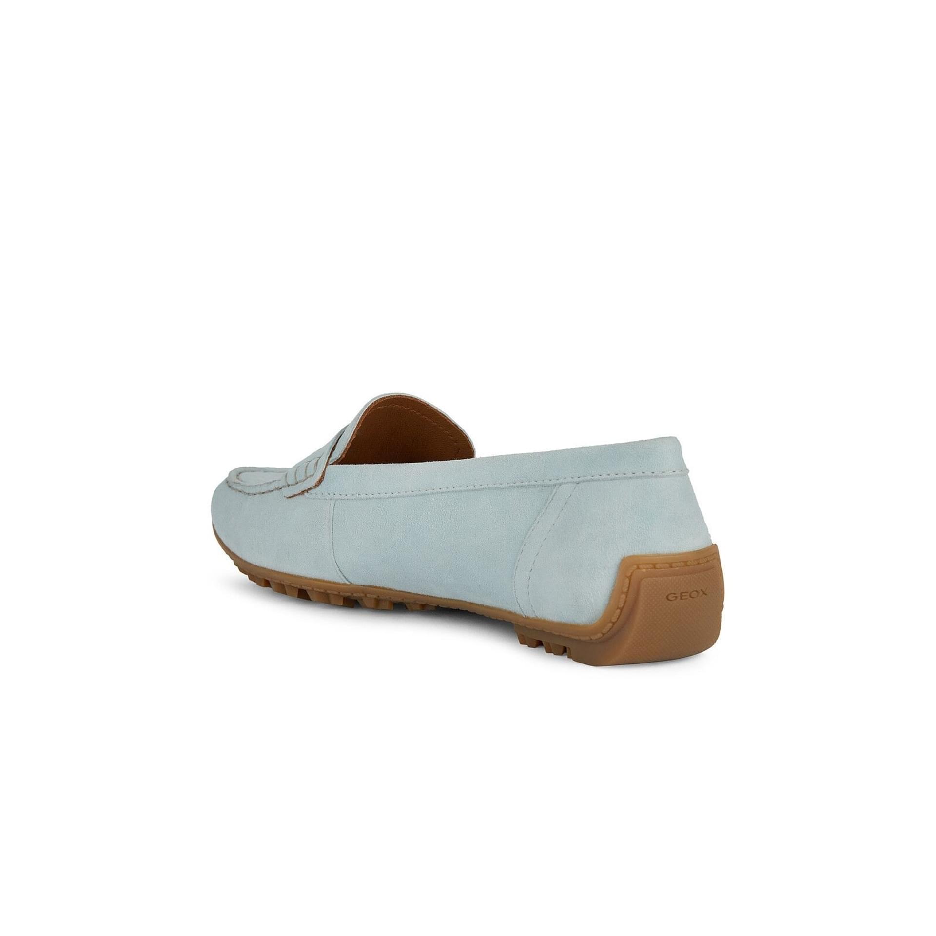 Geox Kosmopolis + Grip Moccassins D35RCA_00021 in Light Blue