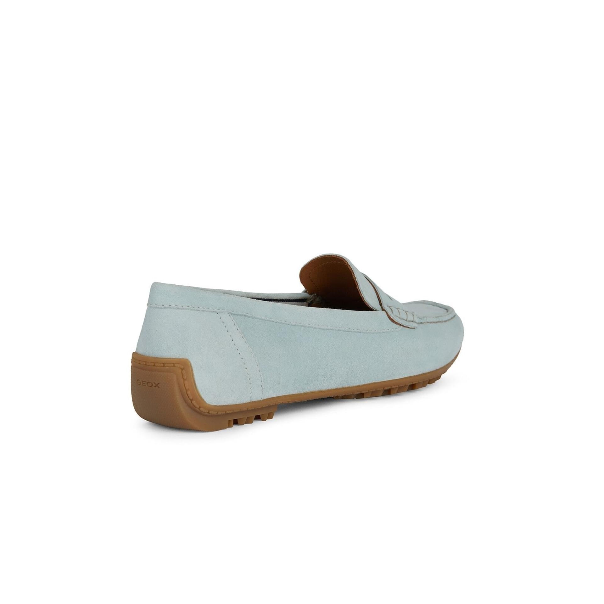 Geox Kosmopolis + Grip Moccassins D35RCA_00021 in Light Blue
