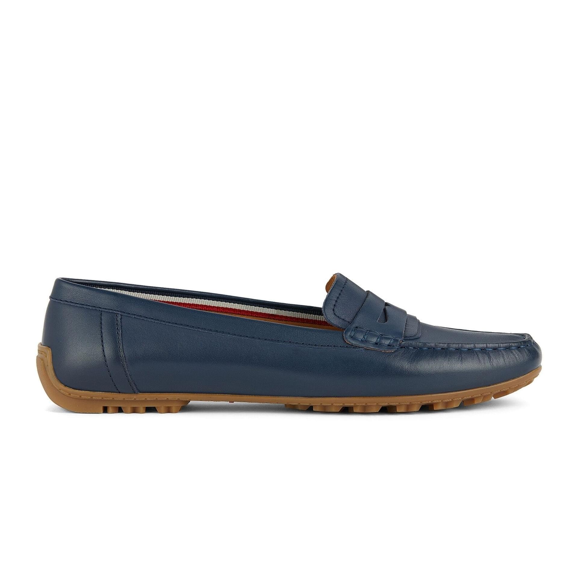 Geox Kosmopolis + Grip Moccassins D35RCA_00043 in Navy