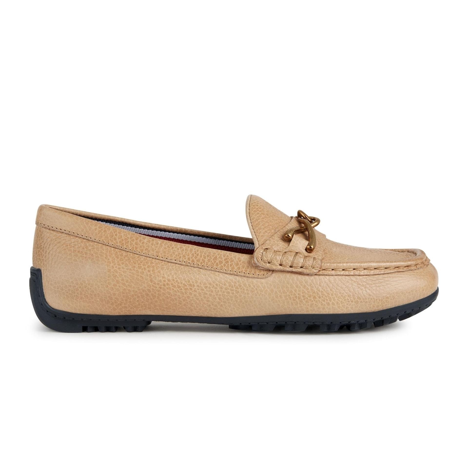 Geox Kosmopolis + Grip Moccassins D35RCB_00046 in Desert