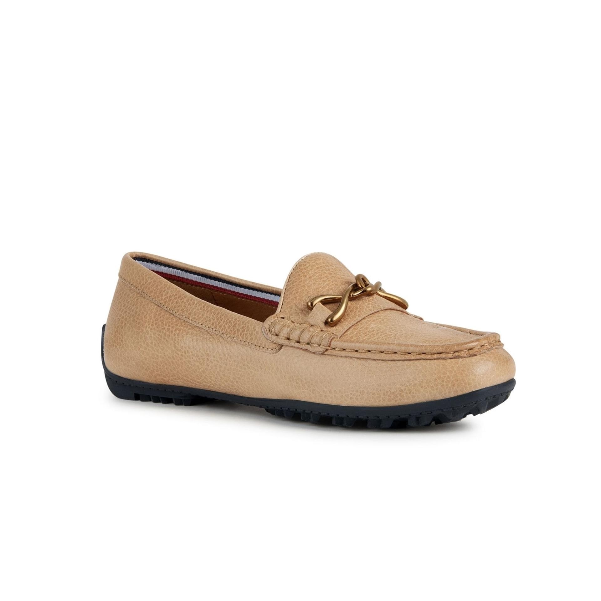 Geox Kosmopolis + Grip Moccassins D35RCB_00046 in Desert