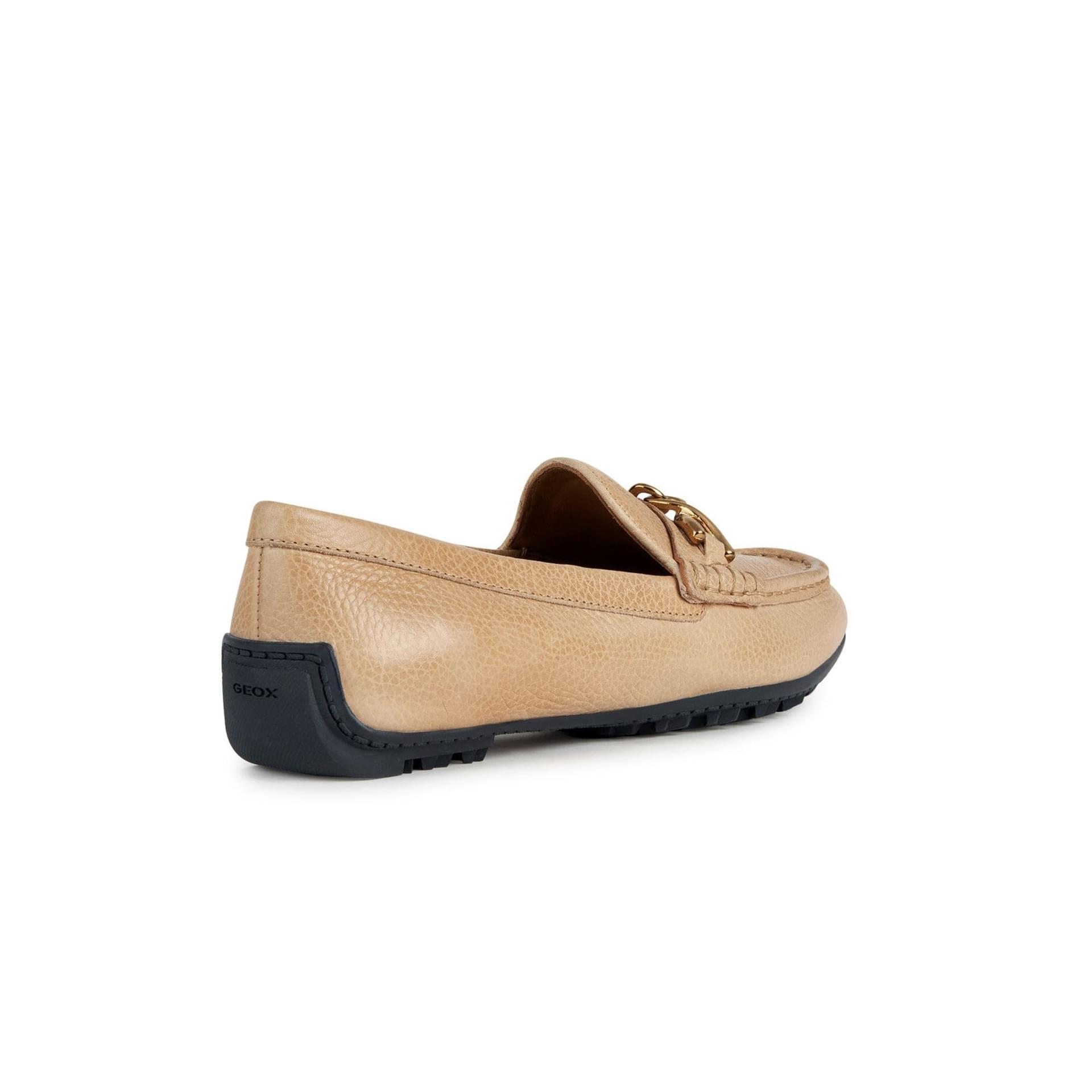 Geox Kosmopolis + Grip Moccassins D35RCB_00046 in Desert