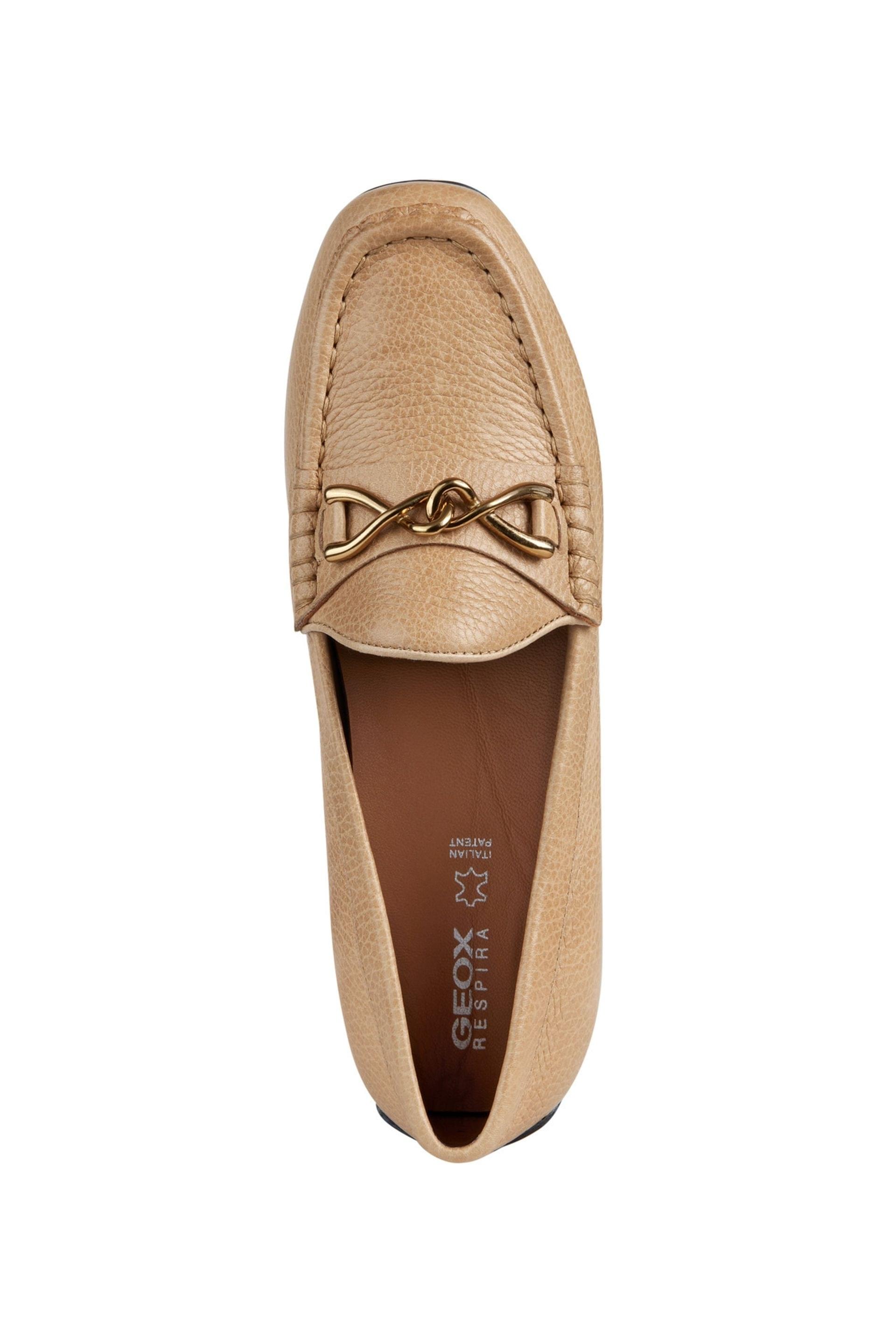 Geox Kosmopolis + Grip Moccassins D35RCB_00046 in Desert