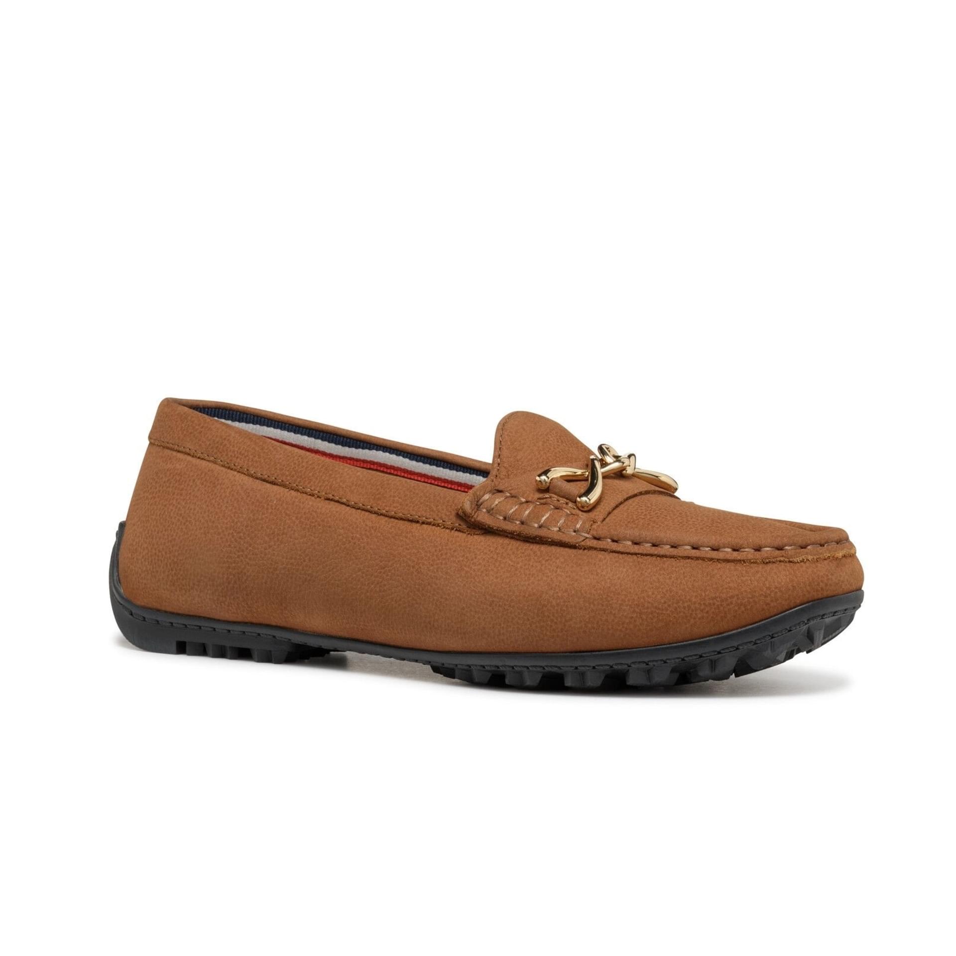 Geox Kosmopolis + Grip Moccassins D35RCB_0009A in Cognac