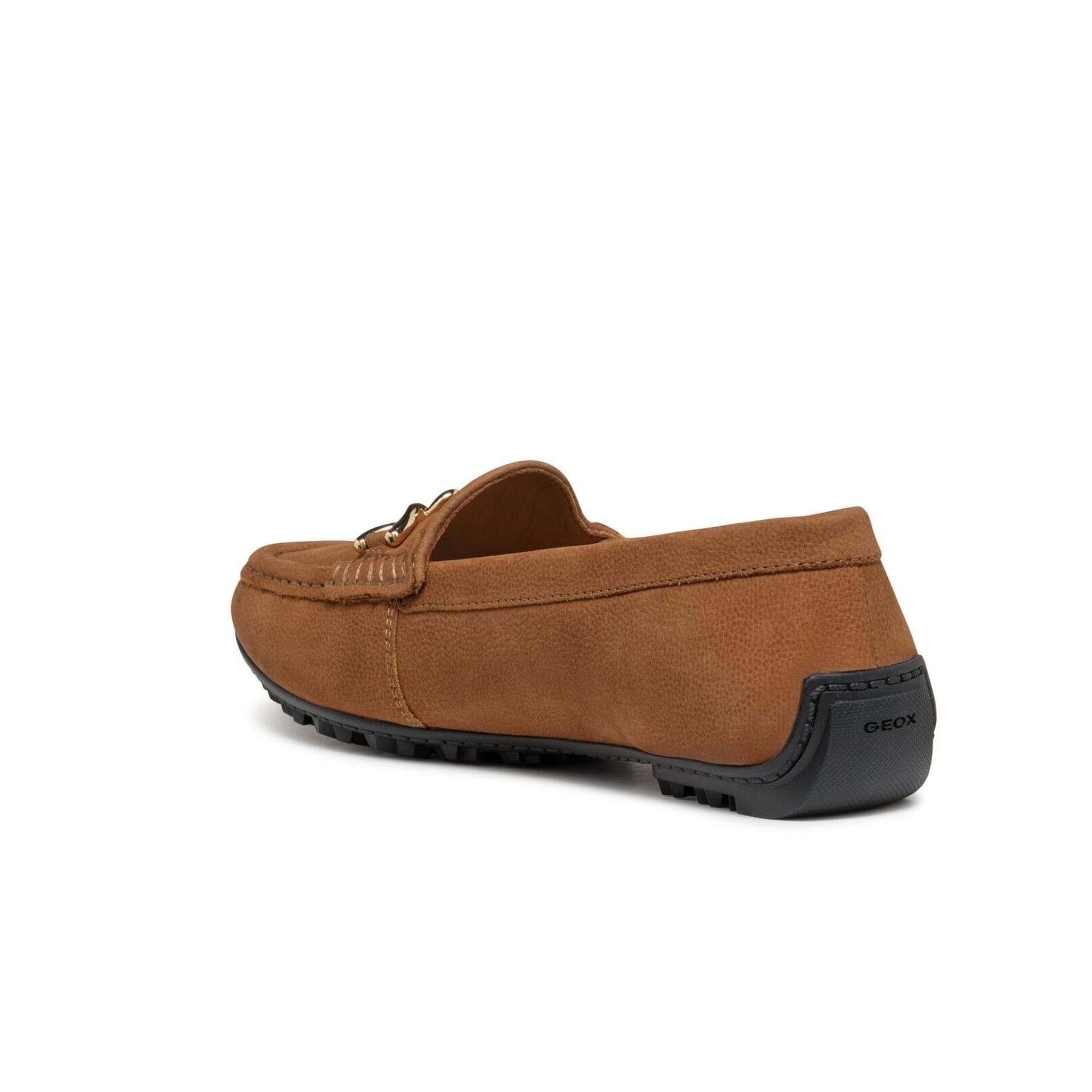 Geox Kosmopolis + Grip Moccassins D35RCB_0009A in Cognac