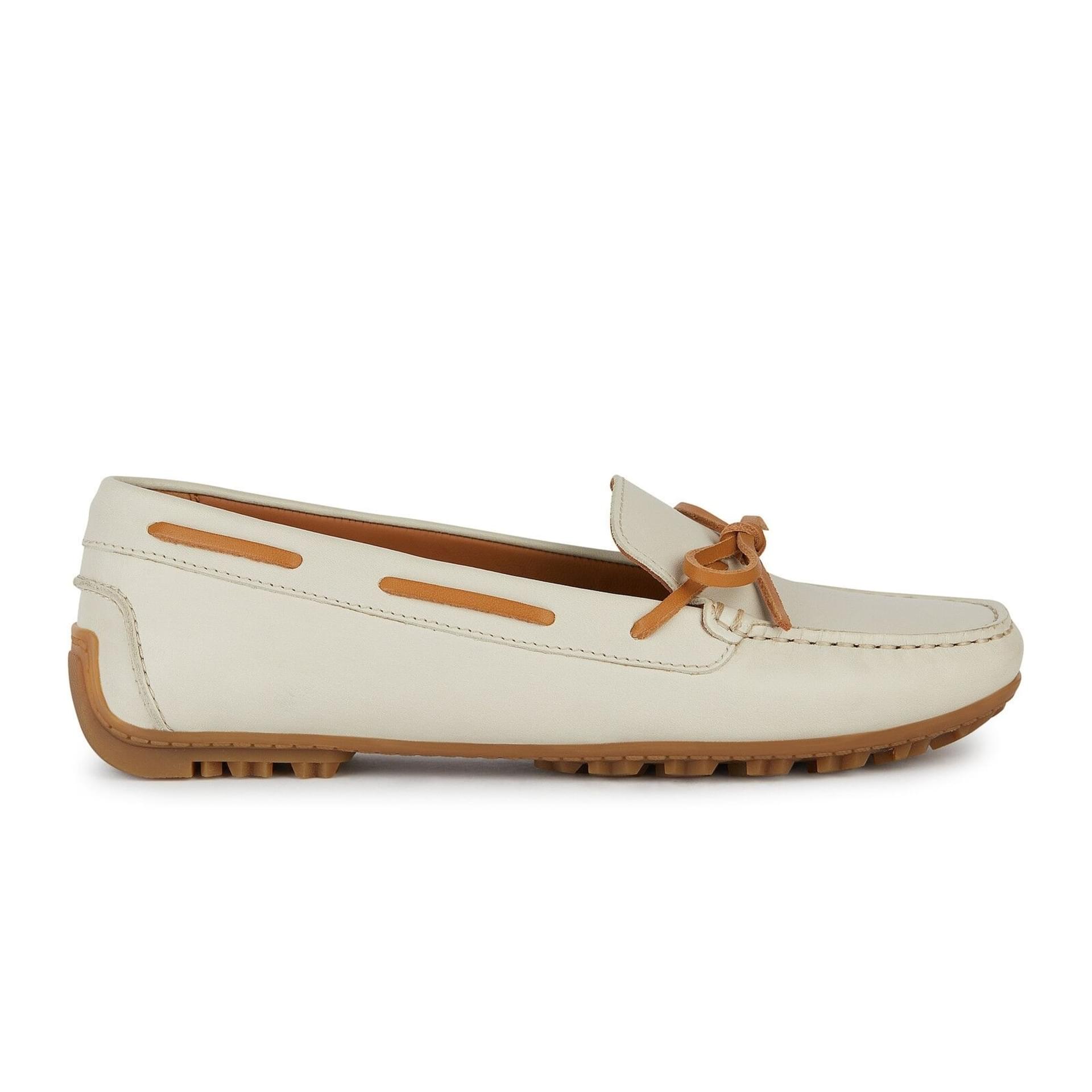 Geox Kosmopolis + Grip Moccassins D45RCA_00043 in Light Sand/Camel