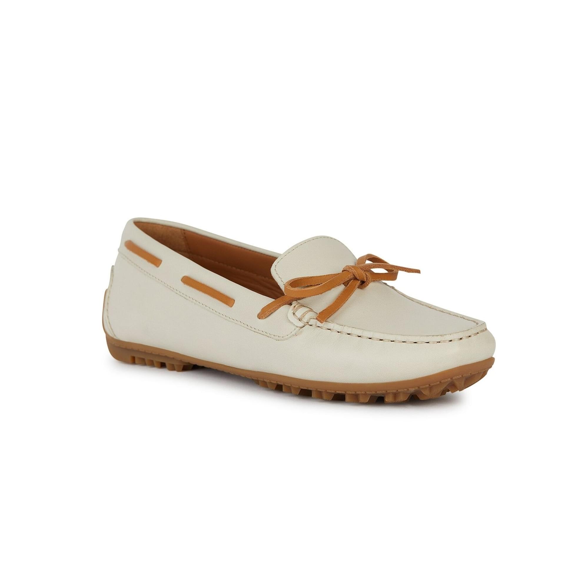 Geox Kosmopolis + Grip Moccassins D45RCA_00043 in Light Sand/Camel