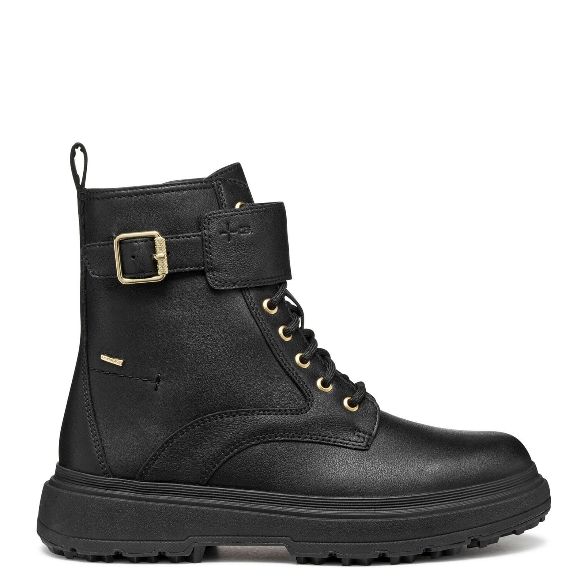 Geox Lamidie + Grip Abx Enkellaarsjes D56XMB_00085 in Black