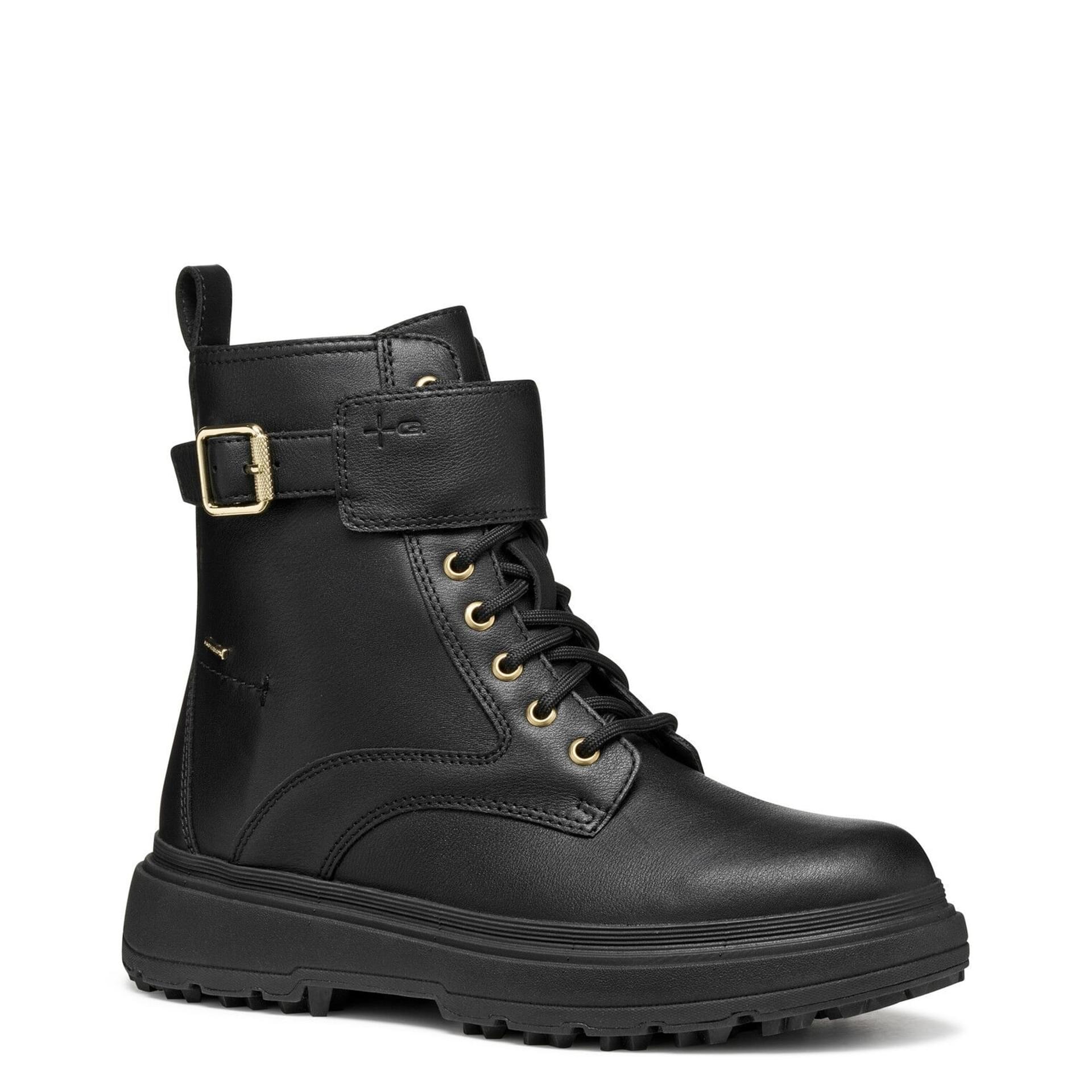 Geox Lamidie + Grip Abx Enkellaarsjes D56XMB_00085 in Black