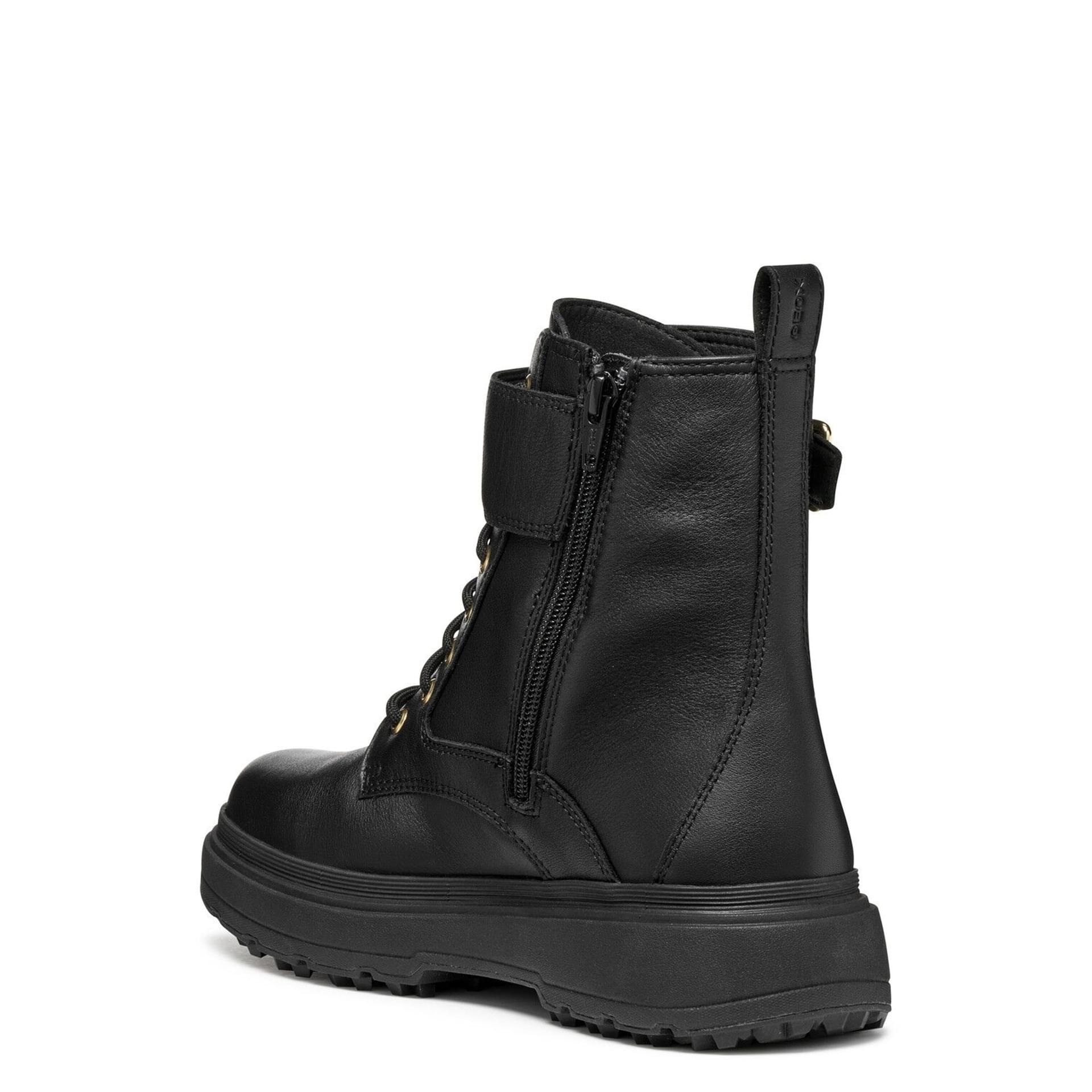Geox Lamidie + Grip Abx Enkellaarsjes D56XMB_00085 in Black
