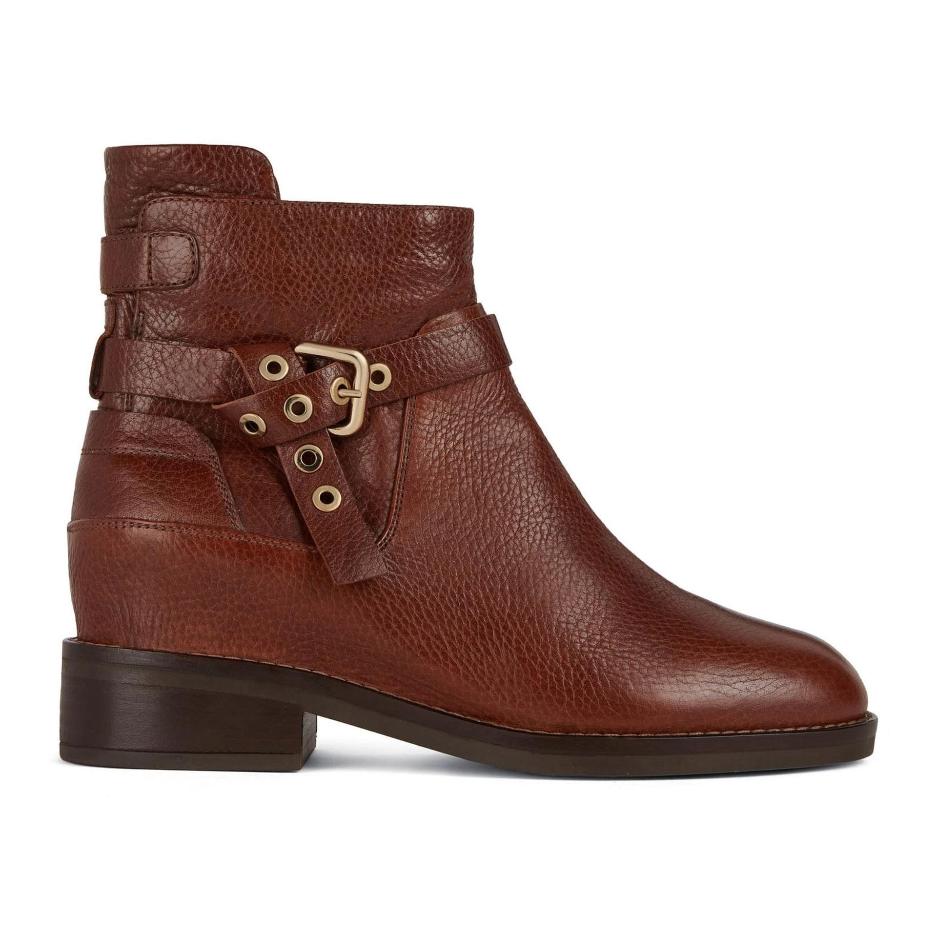 Geox Larysse Enkellaarsjes D26TXA_00046 in Brown