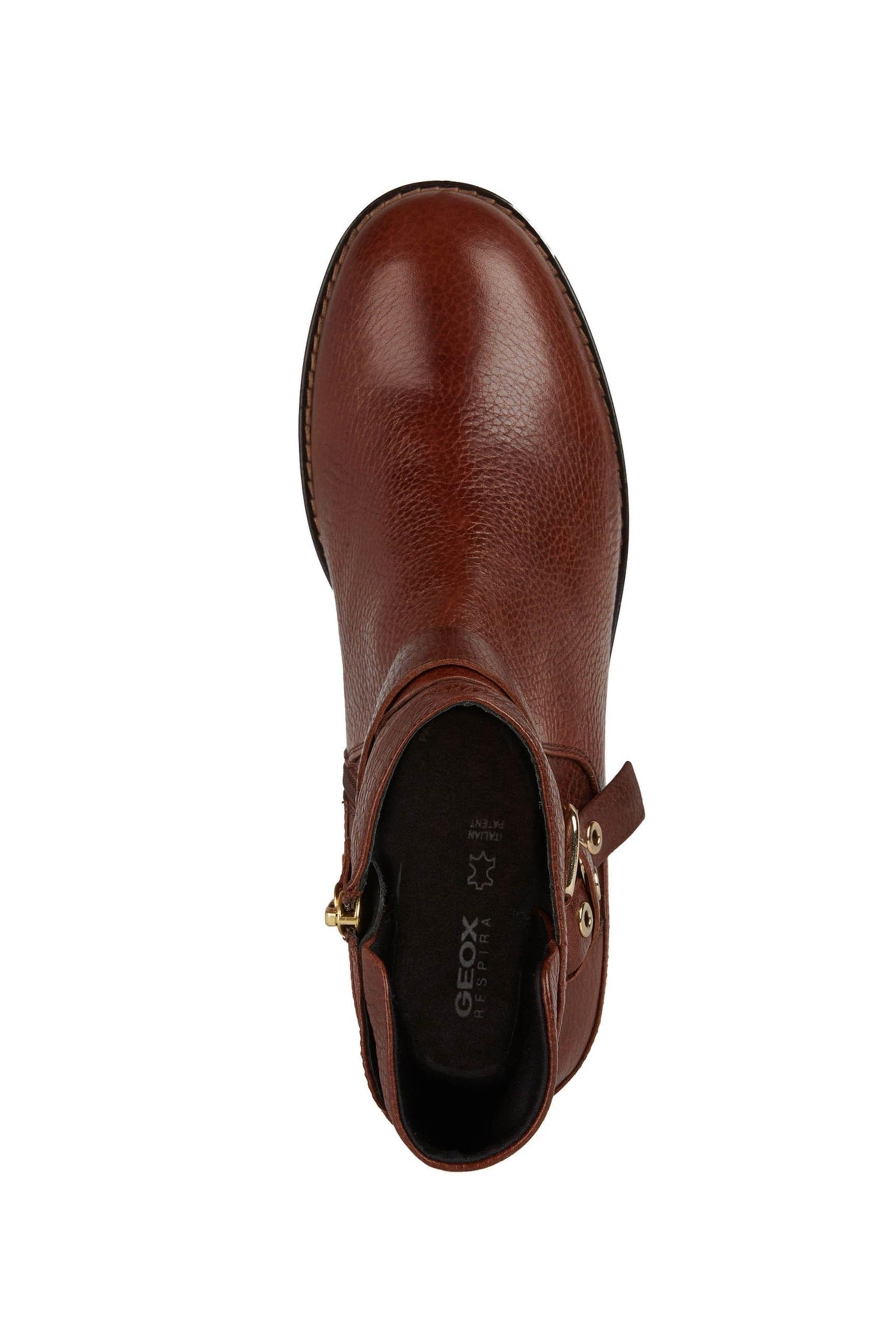 Geox Larysse Enkellaarsjes D26TXA_00046 in Brown