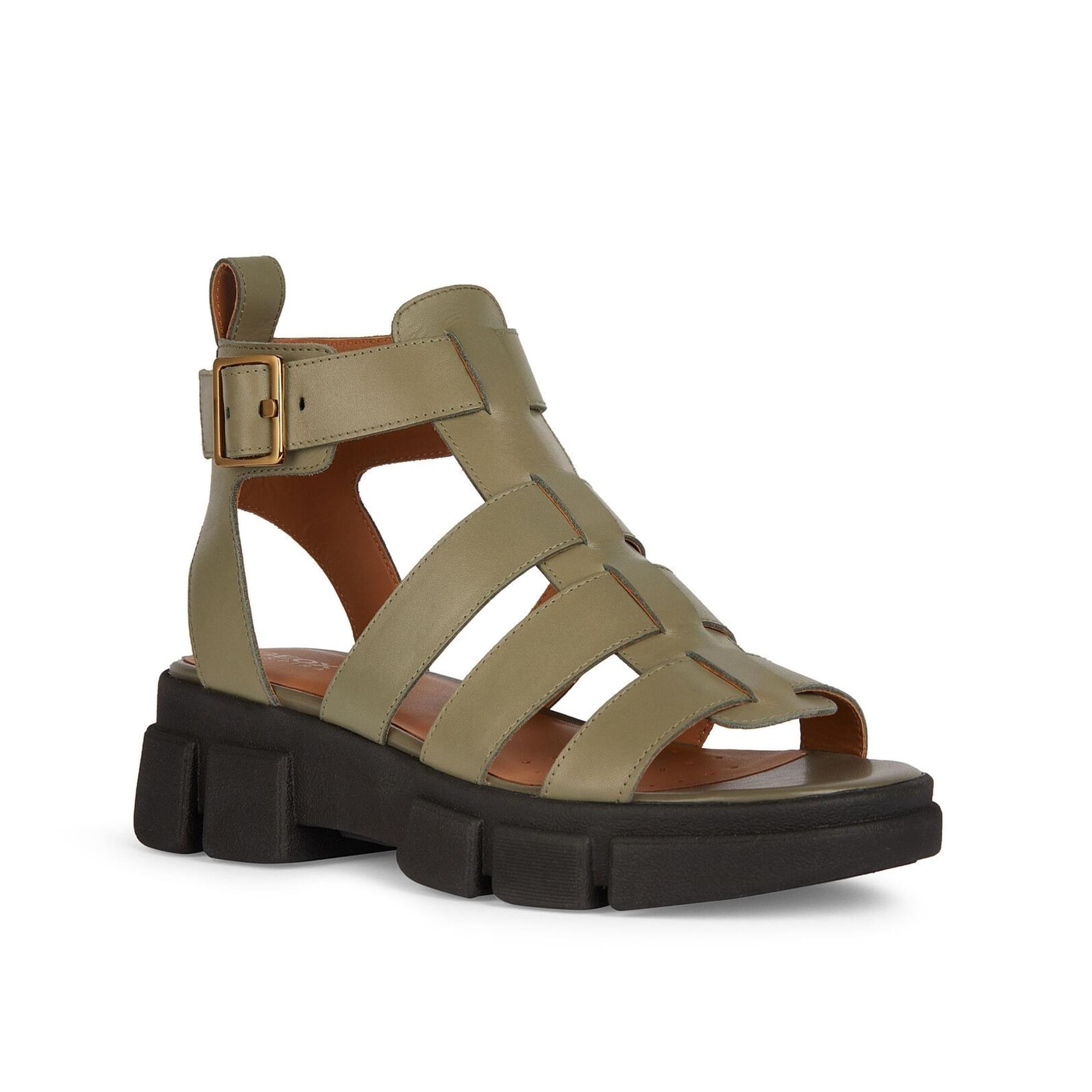 Geox Lisbona Sandals D45PSB_00043 in Sage