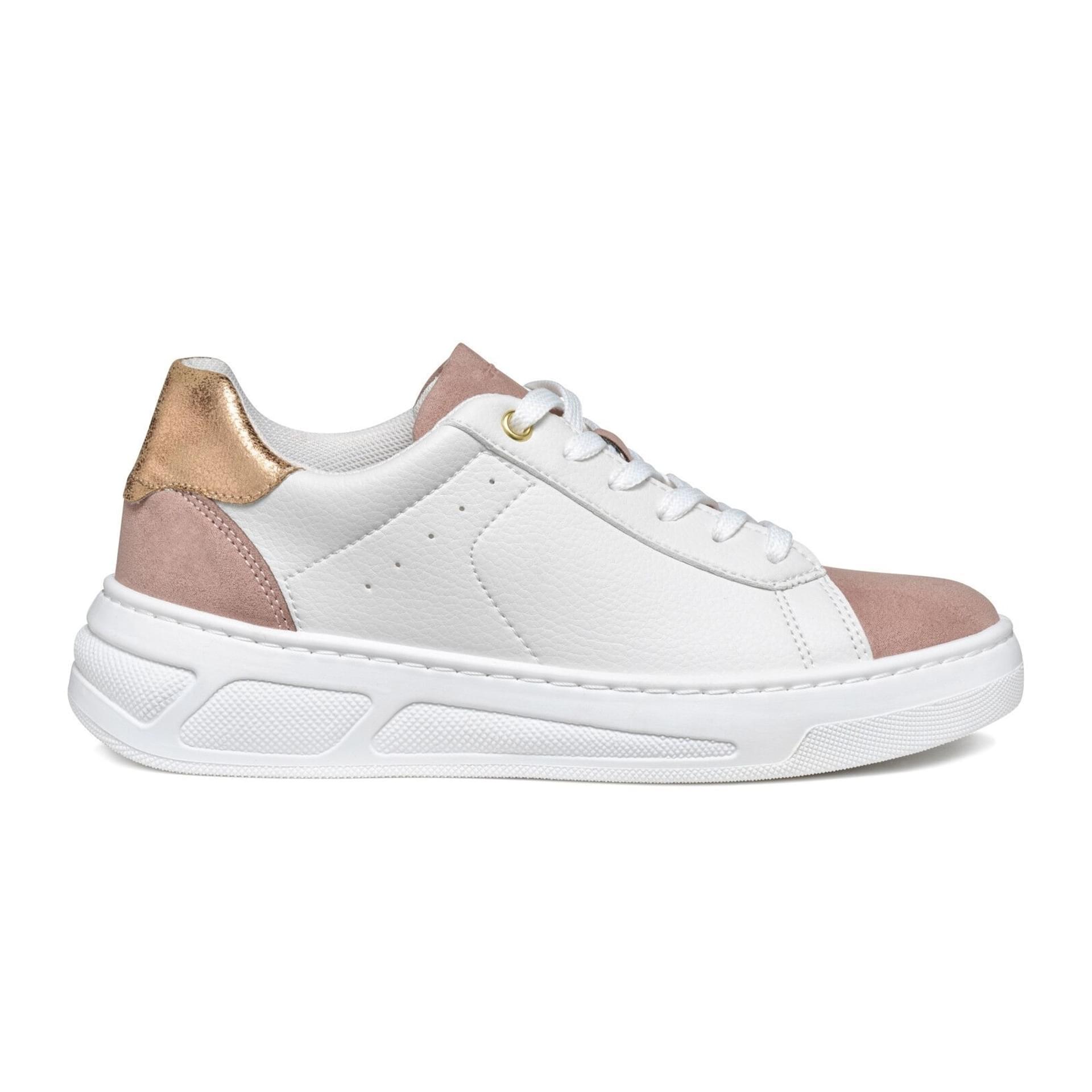 Geox Ljuba Sneakers D35VXA_054AU in White/Antique Rose