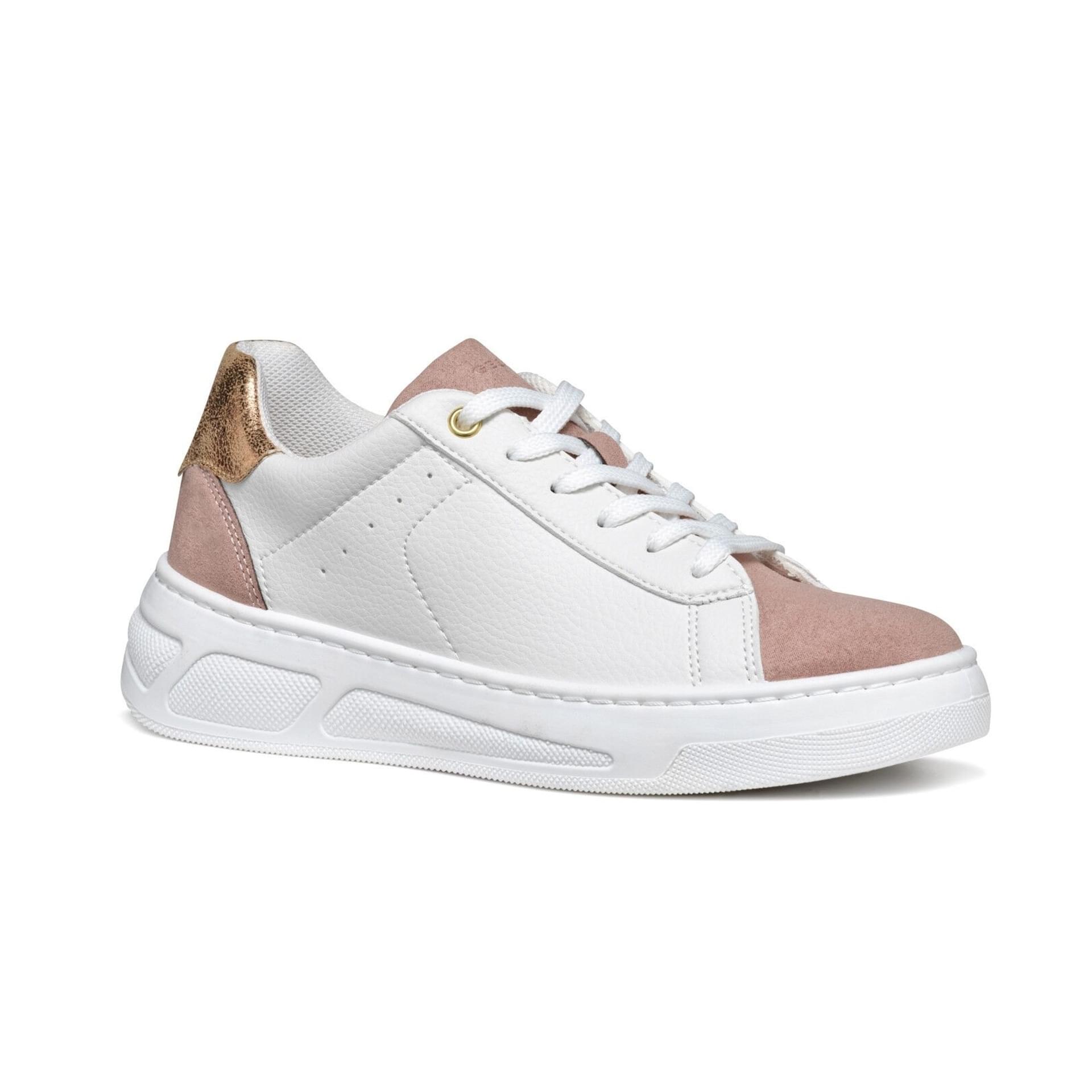 Geox Ljuba Sneakers D35VXA_054AU in White/Antique Rose