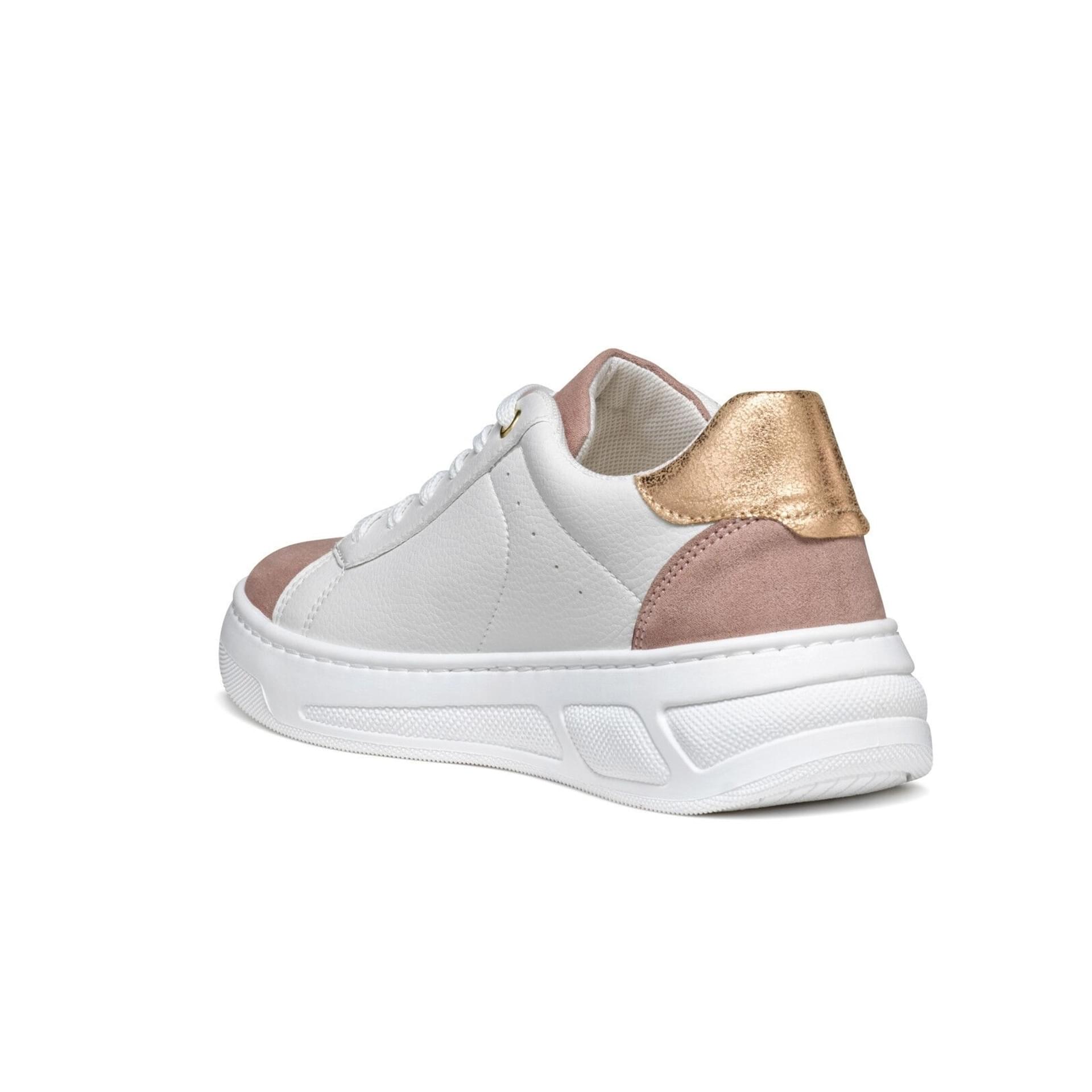 Geox Ljuba Sneakers D35VXA_054AU in White/Antique Rose