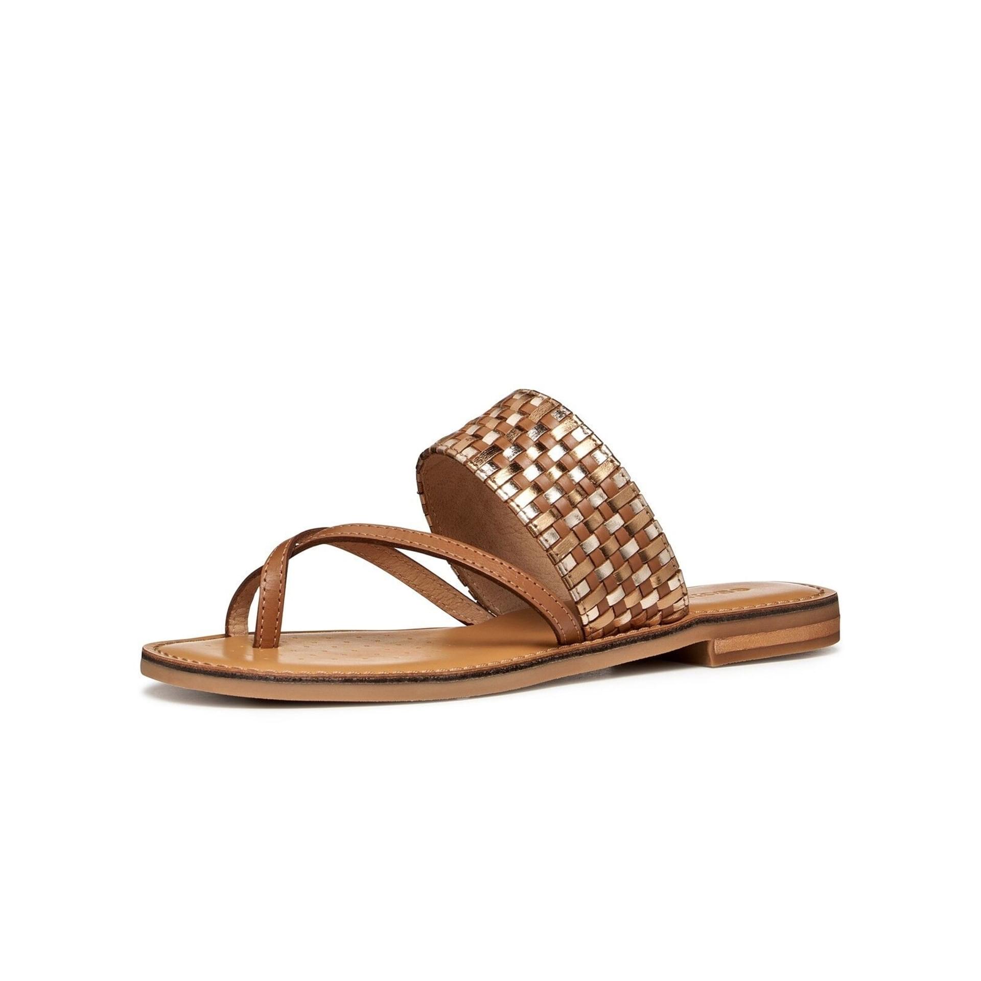 Geox Maddalusiac Sandalen D65YMG_0KFKY in Camel/Bronze