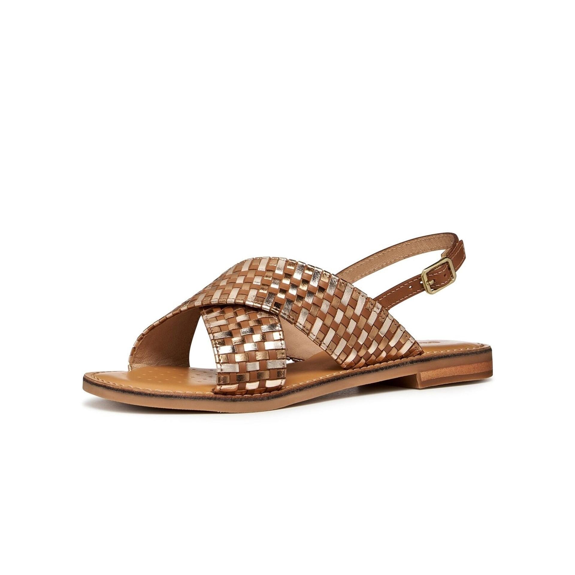 Geox Maddalusiac Sandalen D65YMN_0KFKY in Camel/Bronze