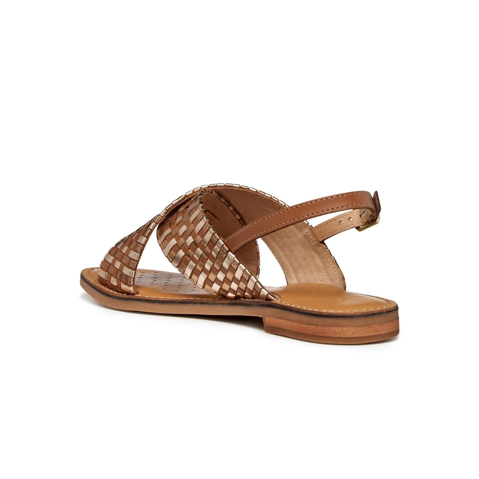 Geox Maddalusiac Sandalen D65YMN_0KFKY in Camel/Bronze