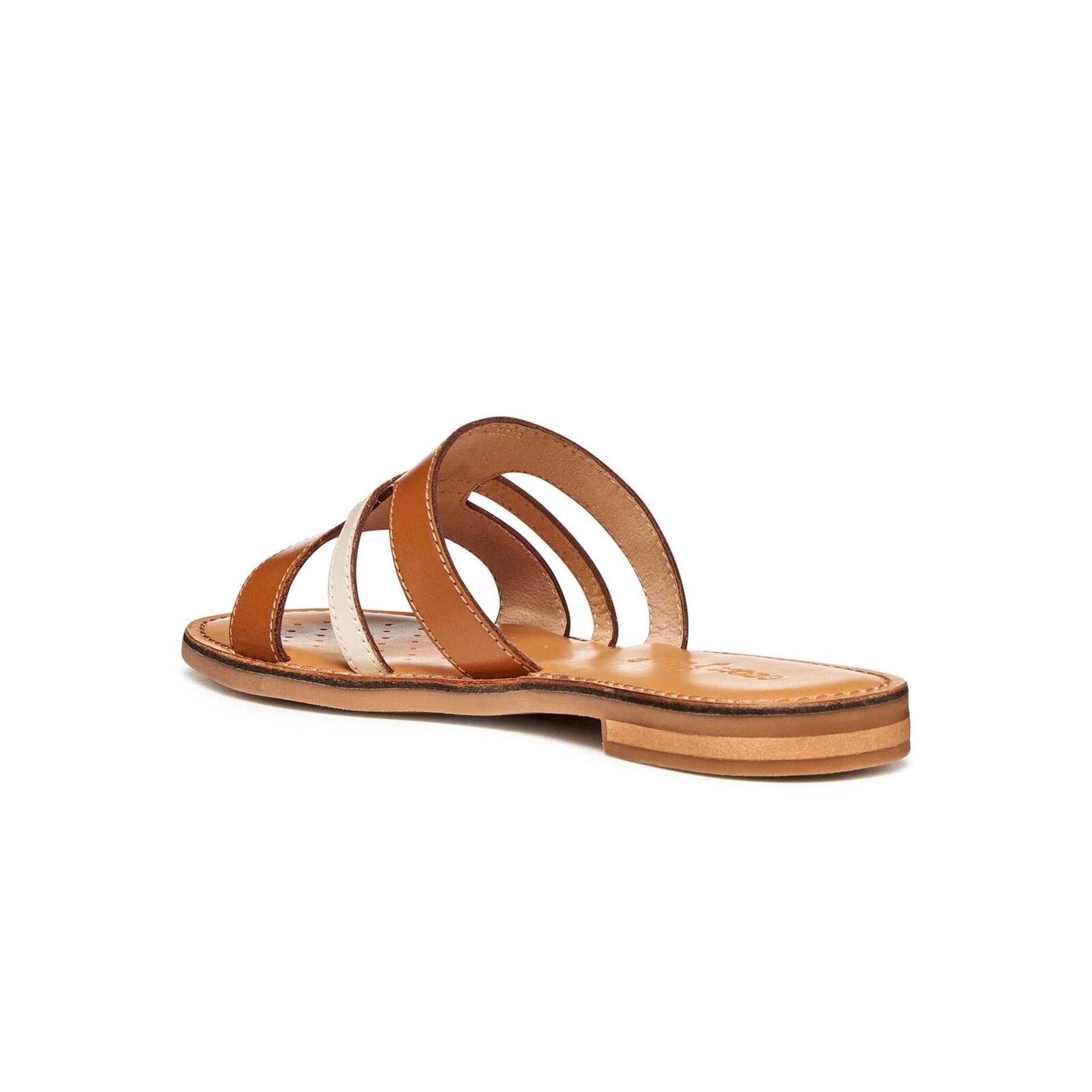 Geox Maddalusiac Sandalen D65YMP_0001J in Camel/Papyrus