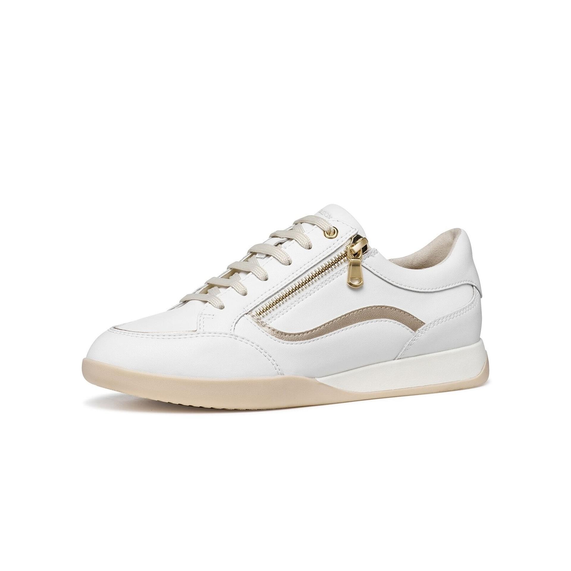 Geox Maryemy Sneakers D653BC_09BNF in White/Light Gold