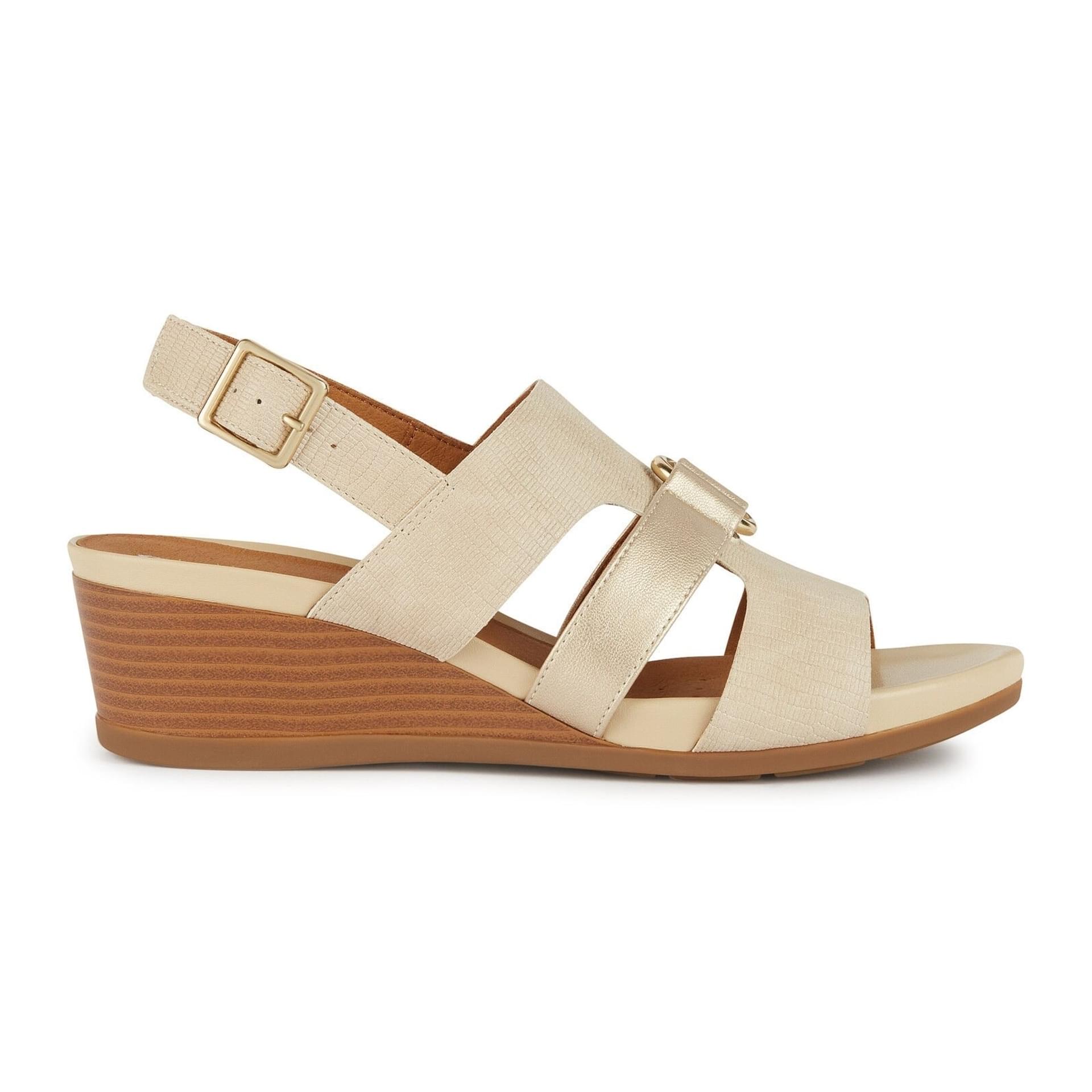 Geox Marykarmen Sandals D458QB_004AJ in Sand/Light Gold