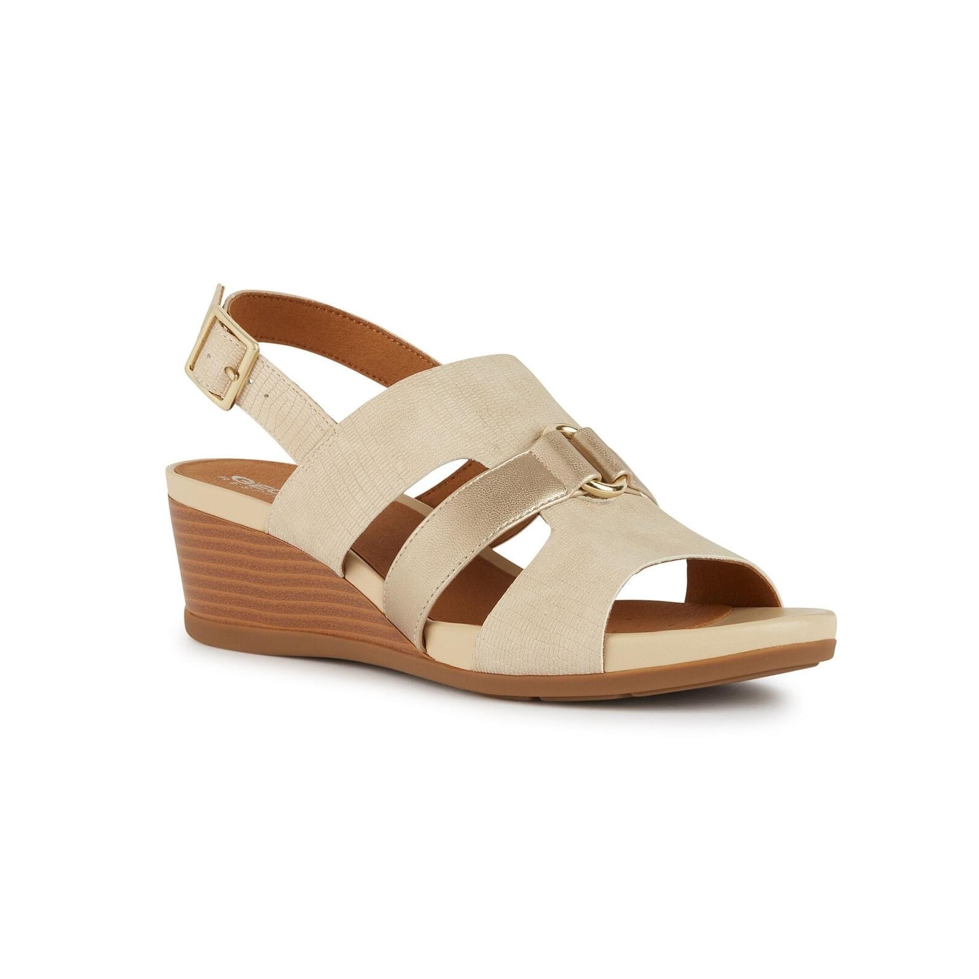 Geox Marykarmen Sandals D458QB_004AJ in Sand/Light Gold