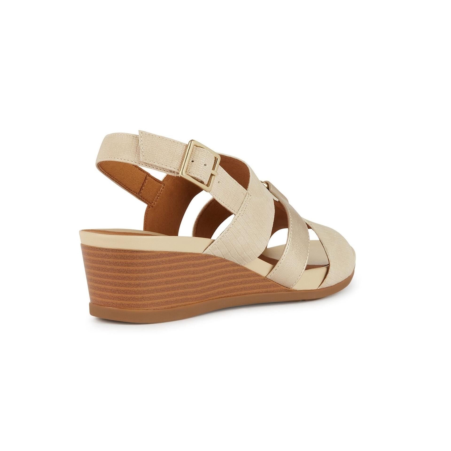 Geox Marykarmen Sandalen D458QB_004AJ in Sand/Light Gold