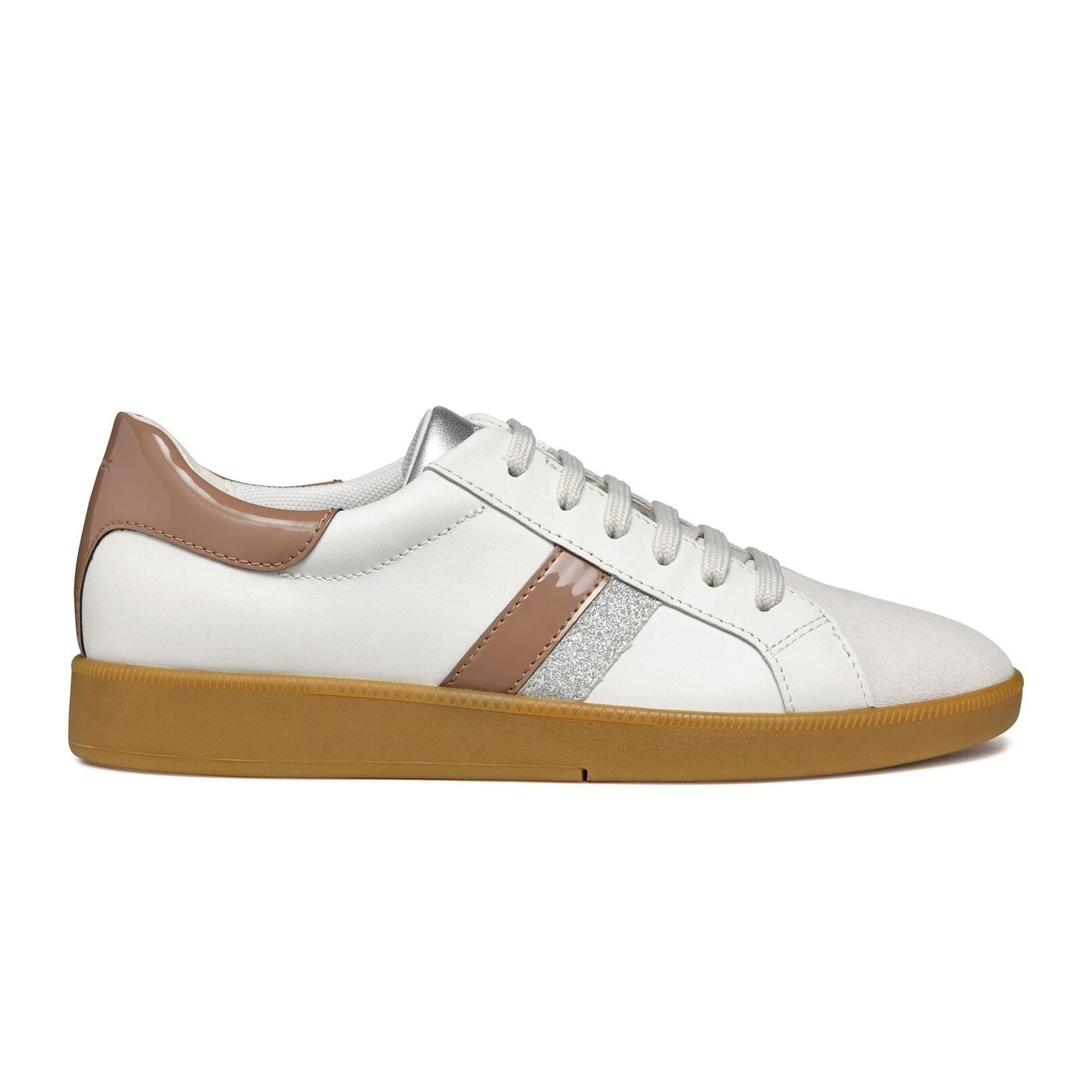 Geox Meleda Sneakers D36UGB_08502 in White/Dark Rose