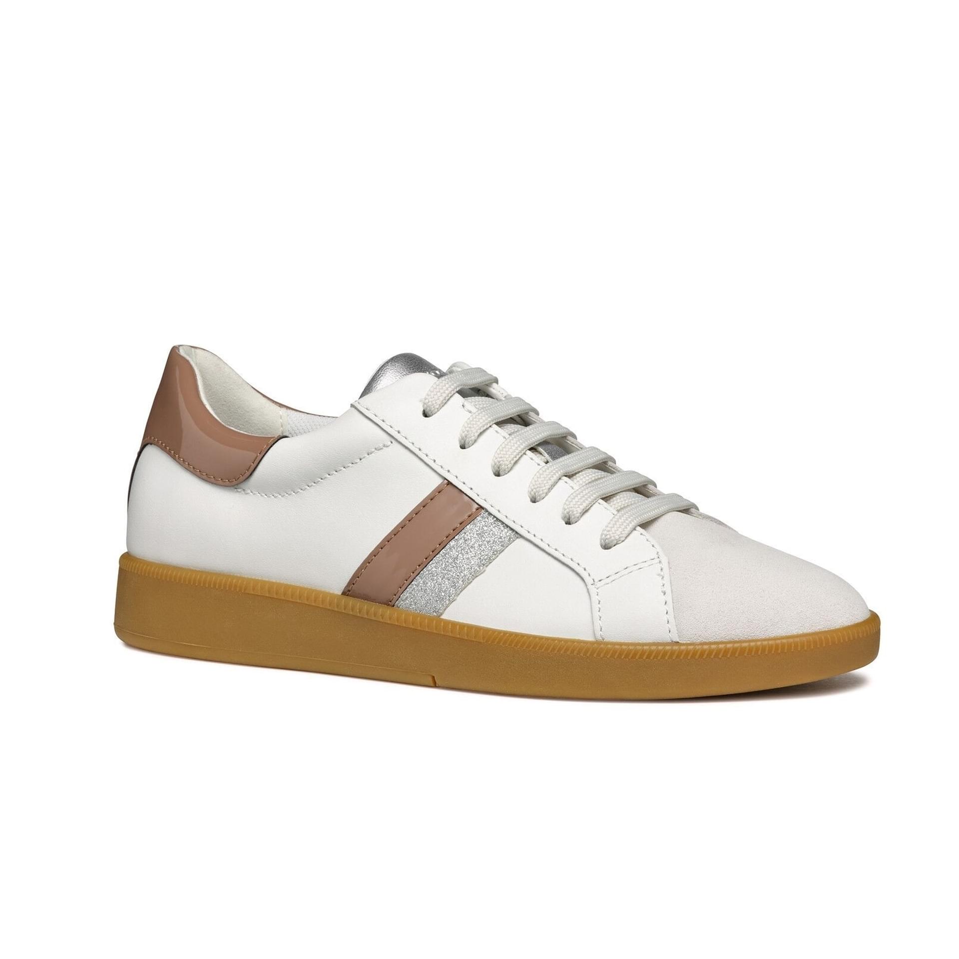 Geox Meleda Sneakers D36UGB_08502 in White/Dark Rose