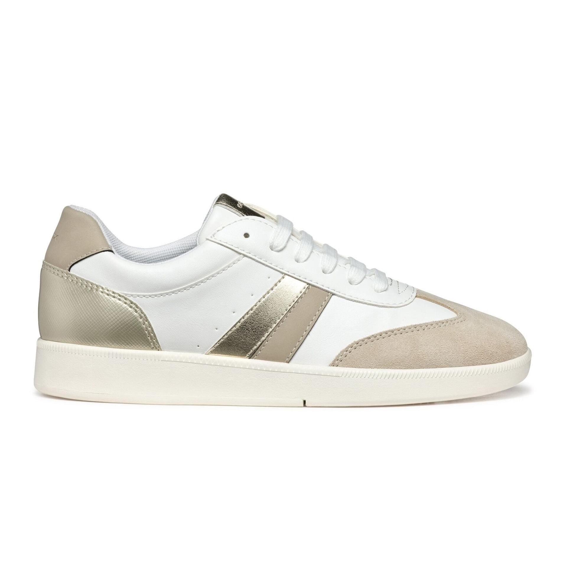 Geox Meleda Sneakers D55UGB_05422 in White/Light Taupe