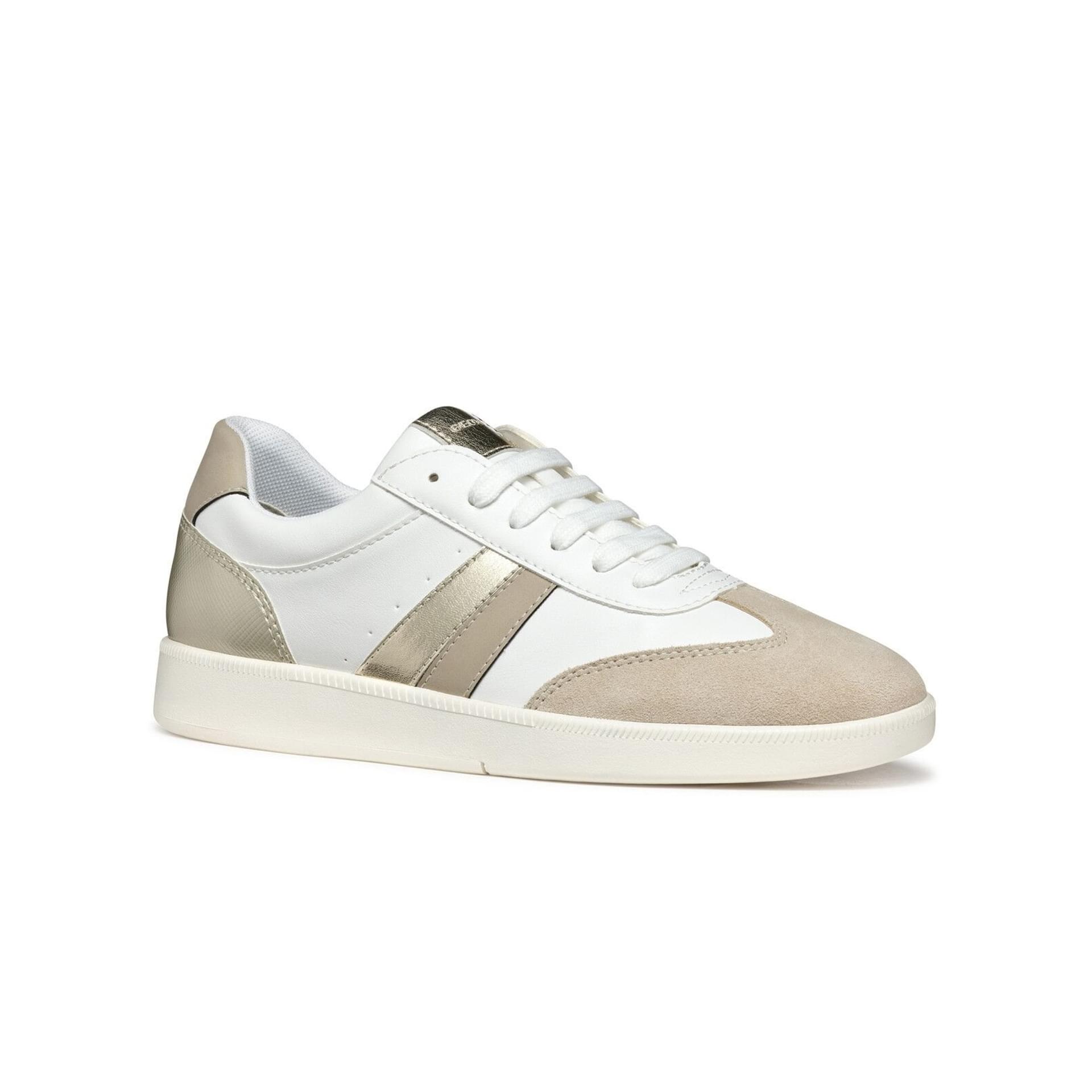 Geox Meleda Sneakers D55UGB_05422 in White/Light Taupe