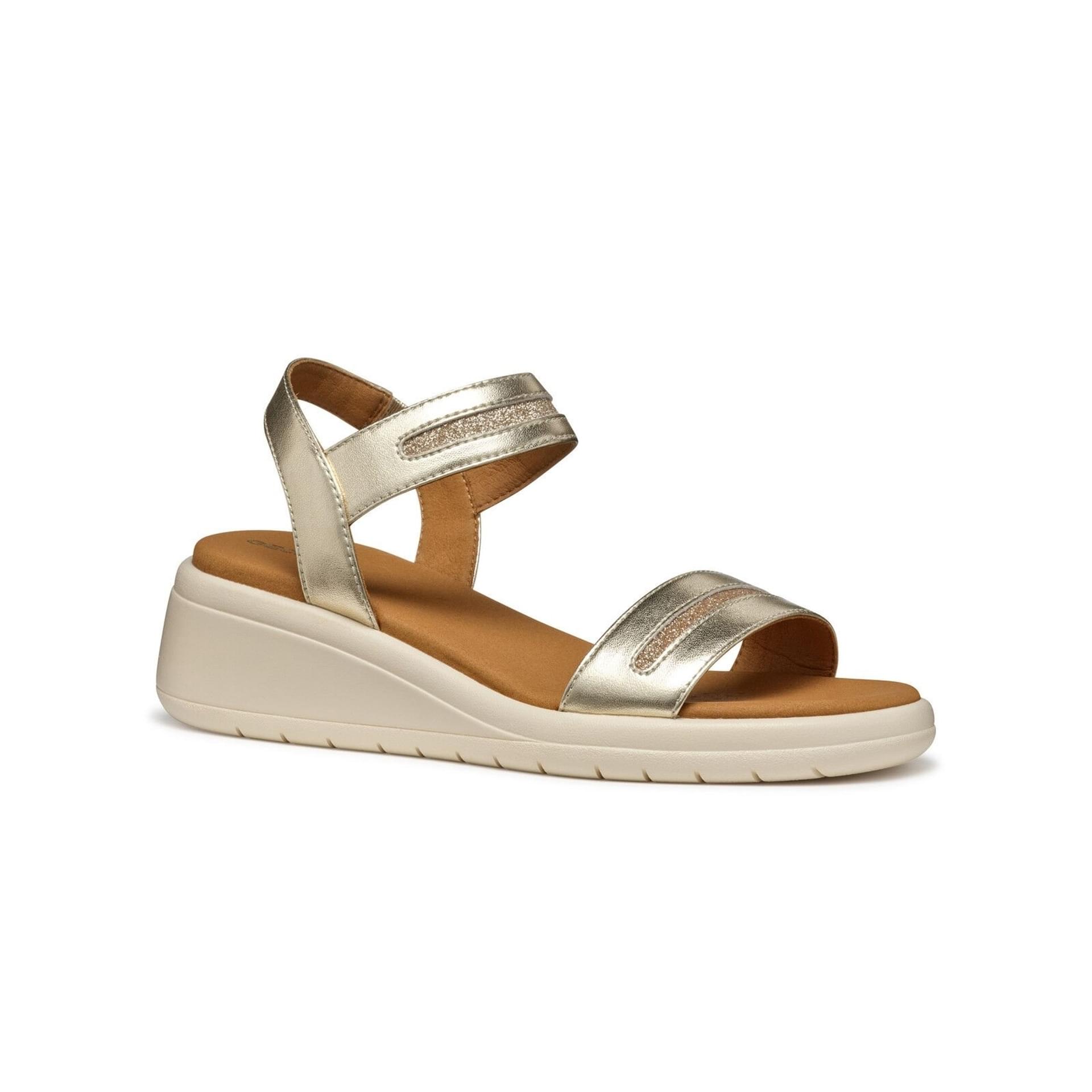 Geox Meliconia Sandals D550EE_0BNEW in Light Gold