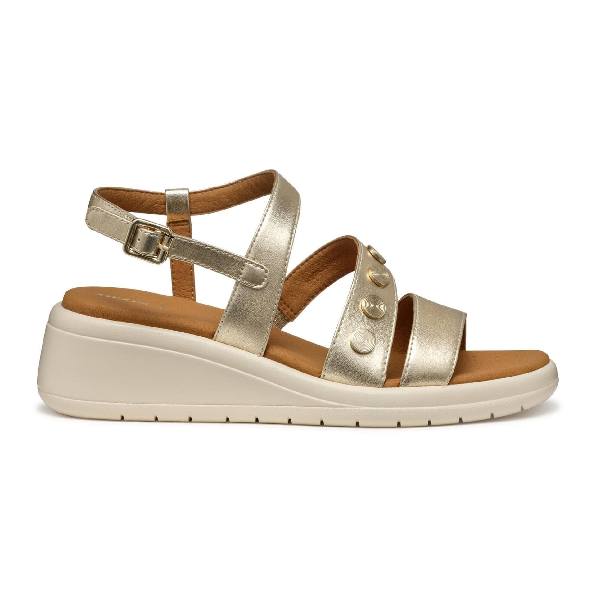 Geox Meliconia Sandals D550EF_000BN in Light Gold