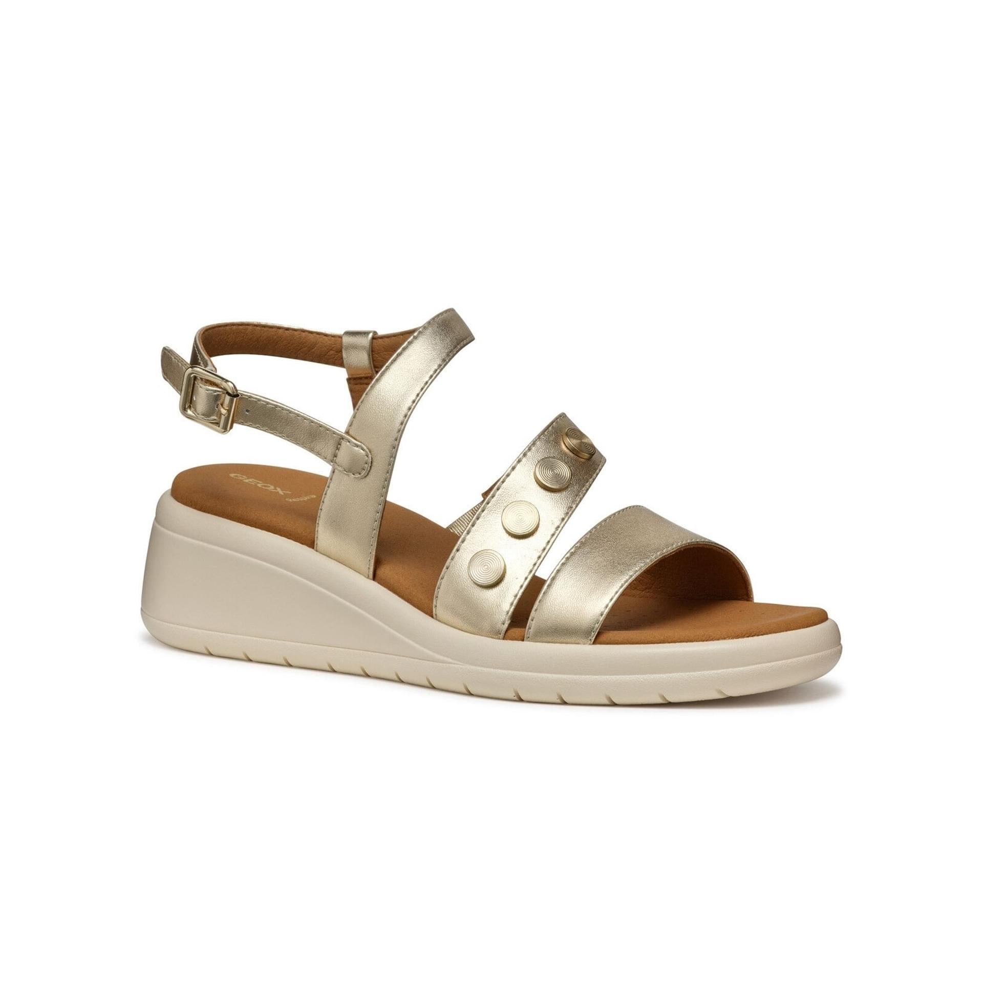 Geox Meliconia Sandals D550EF_000BN in Light Gold