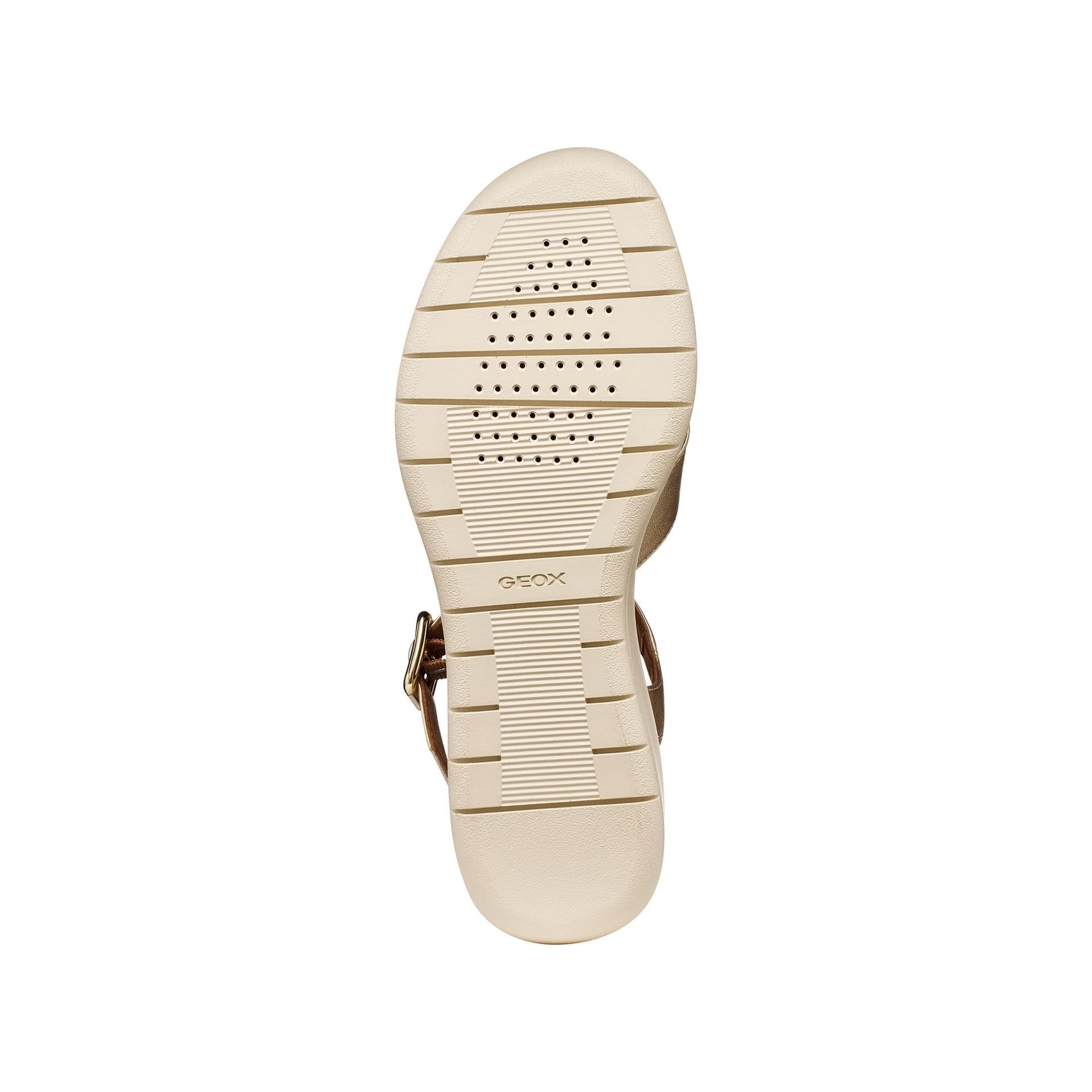Geox Meliconia Sandals D550EG_0AJ11 in Light Gold/Papyrus