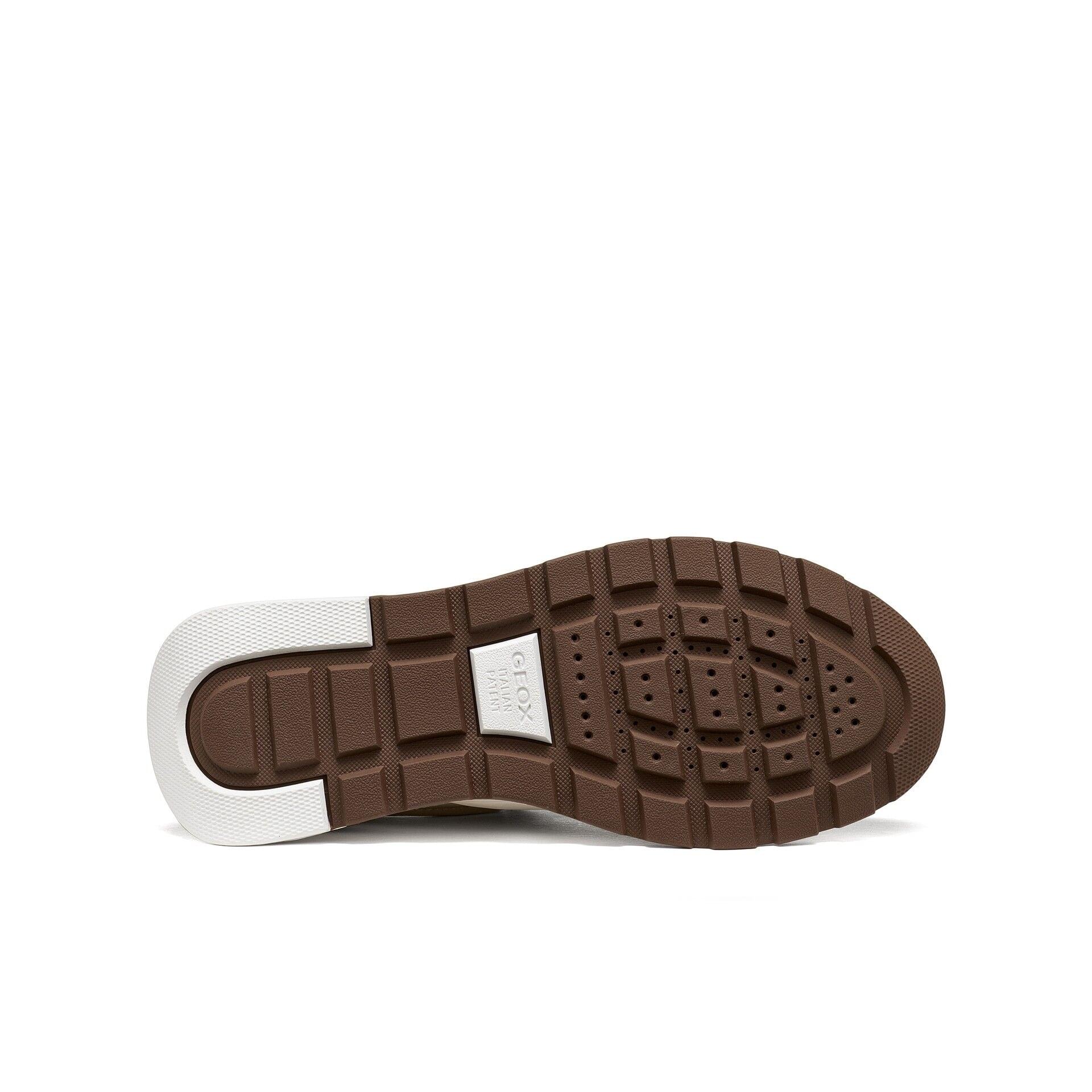 Geox Metropoli Sneakers in Papyrus/White, sole (SKU D655JA_08532--C1S1Z)